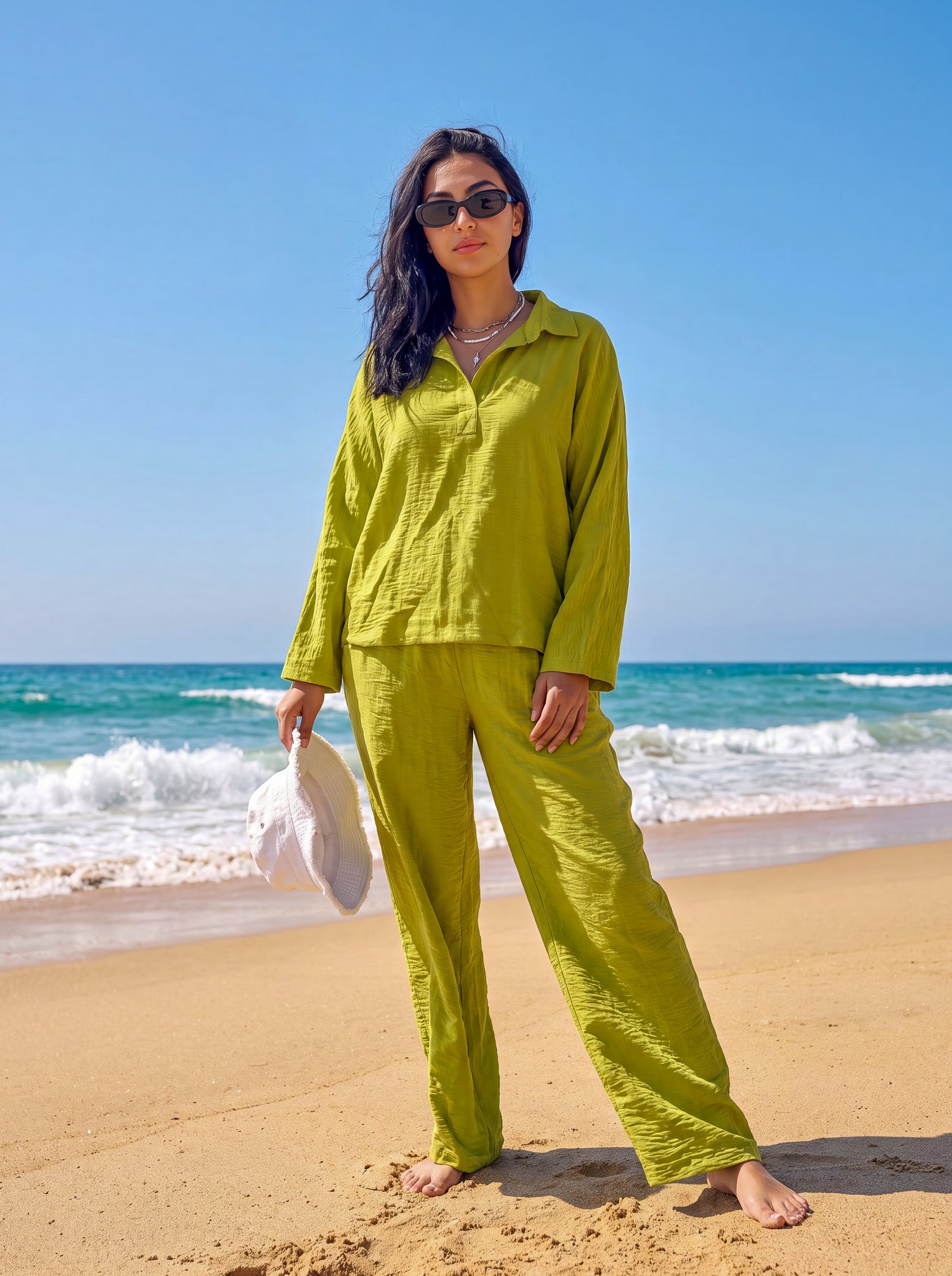 Pistachio Linen Set