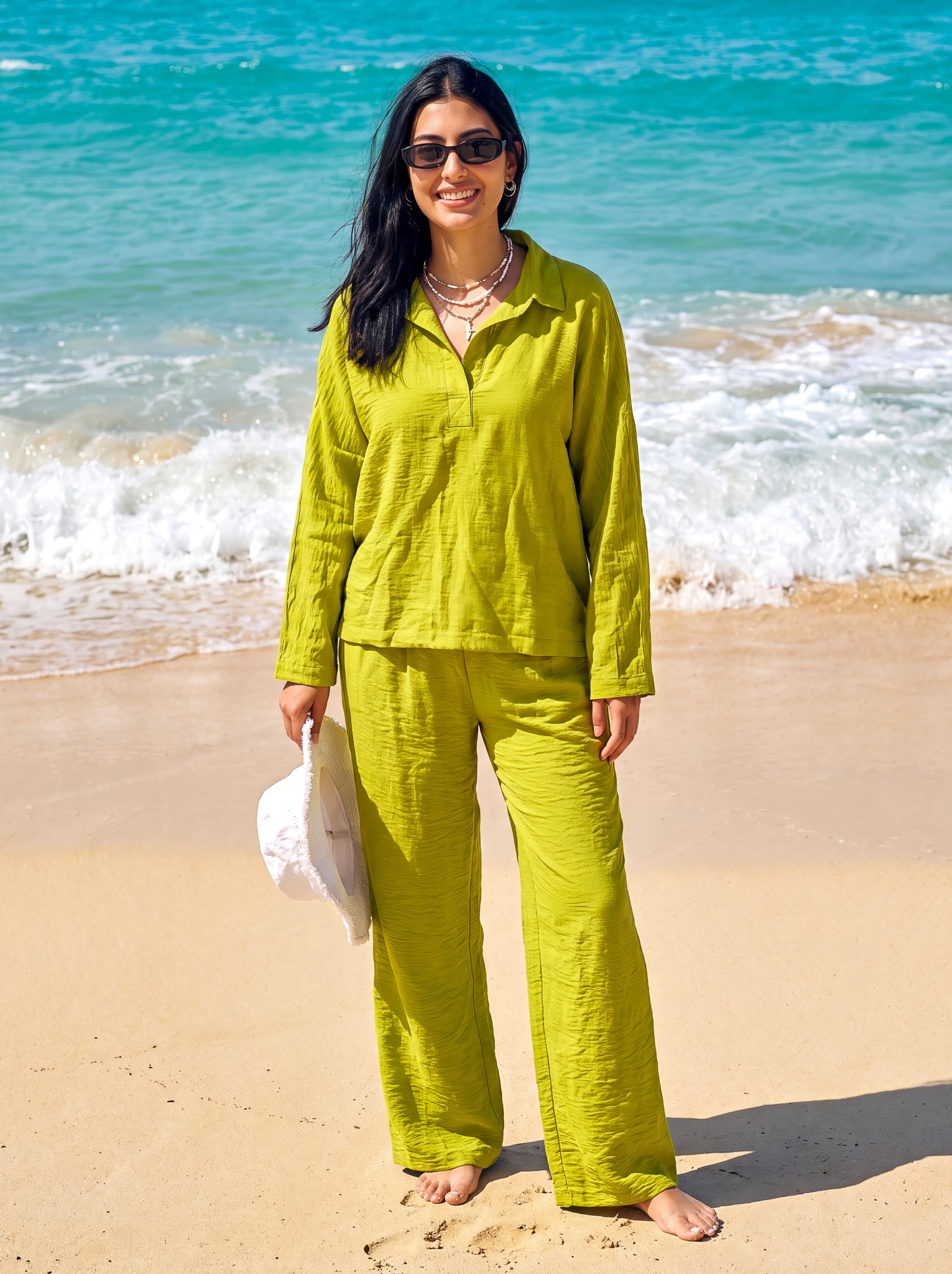 Pistachio Linen Set