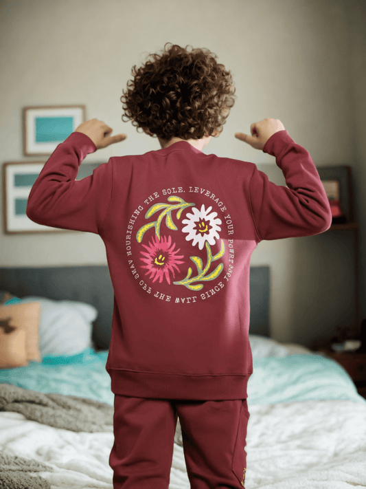 Boys' pajamas, burgundy