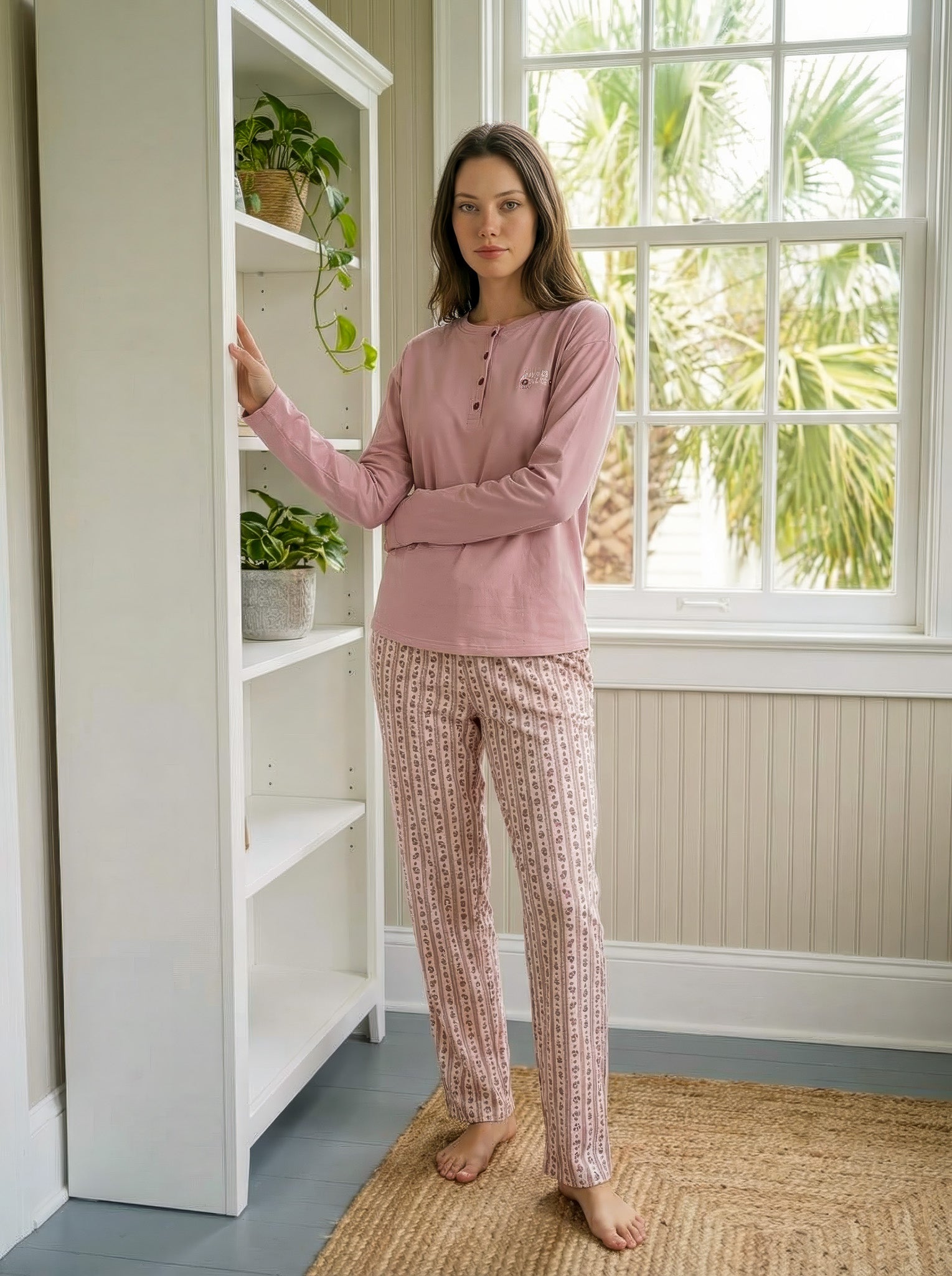 Morning Club Pajama Set