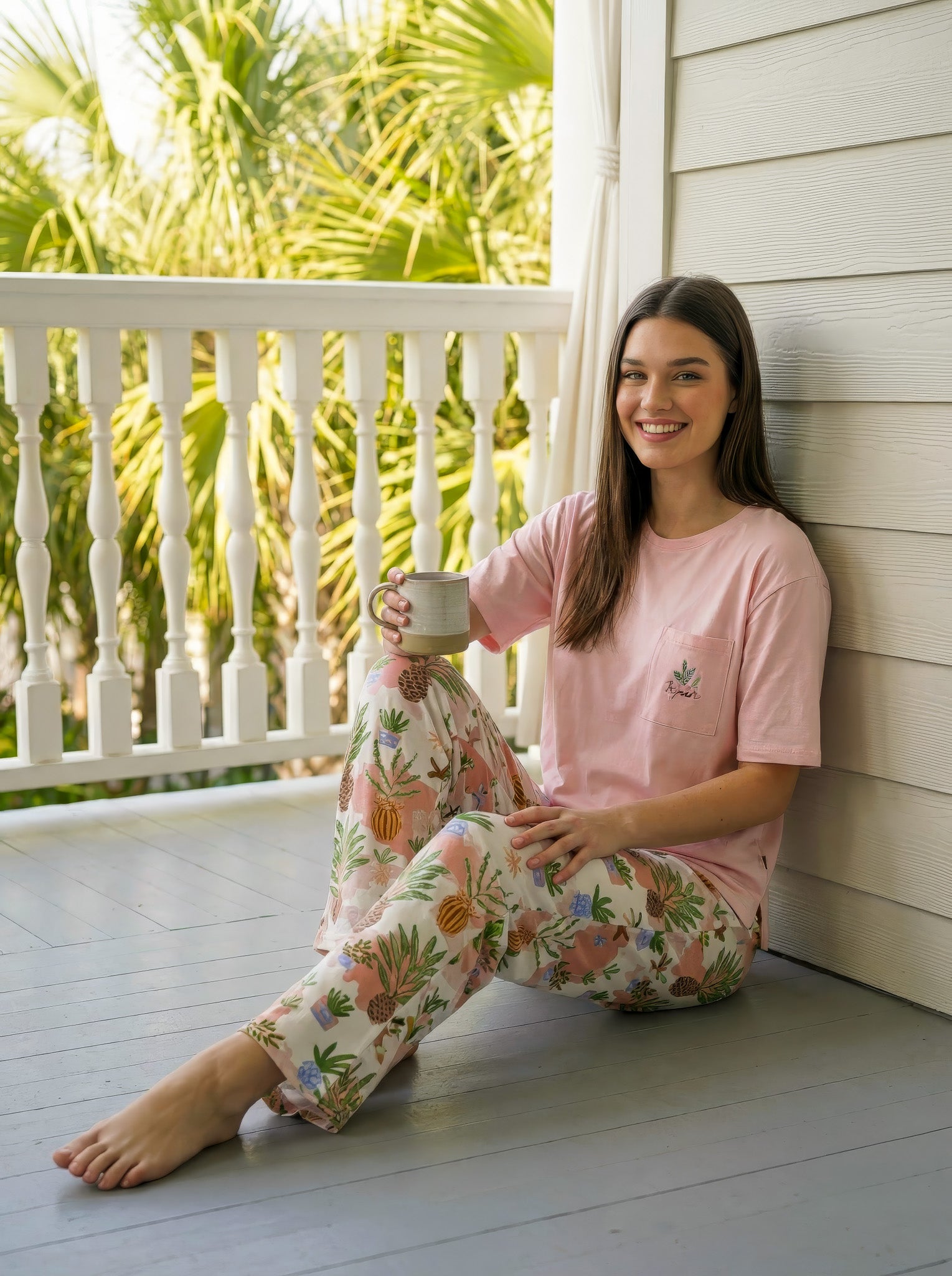 "Le Jandin" Pajama Set