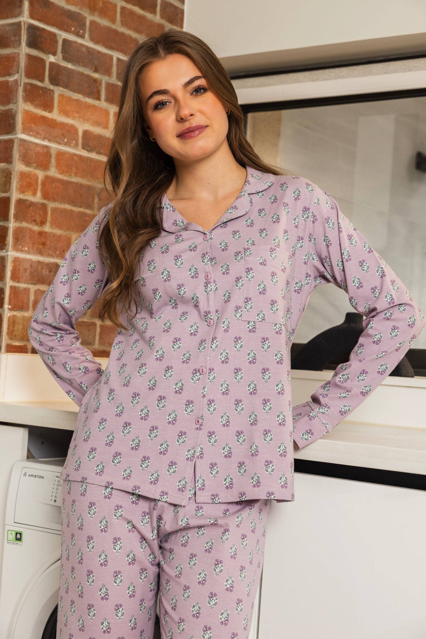 Tiny Lavender Pajama Set