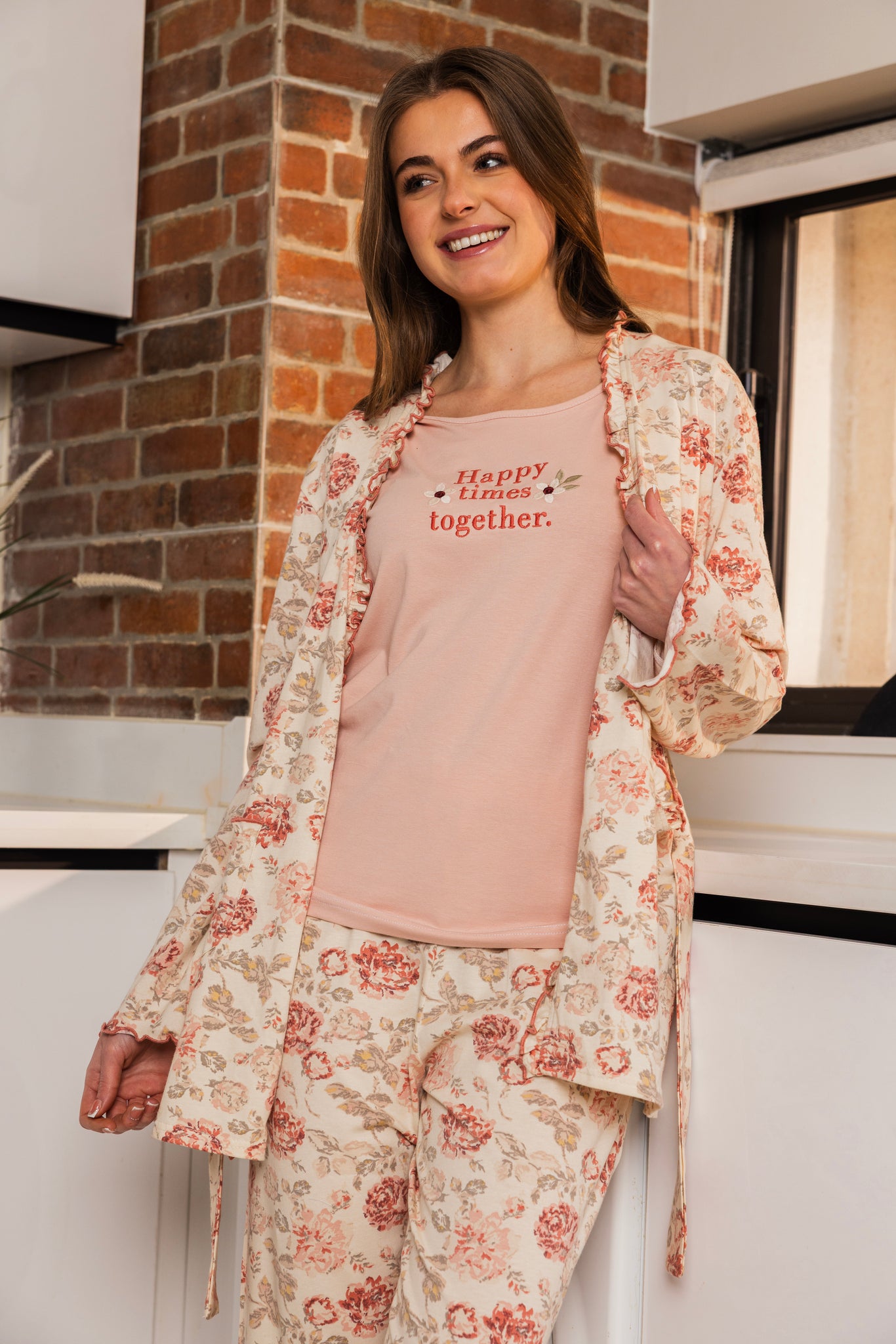 "Happy Times" 3Pcs Pajama Set