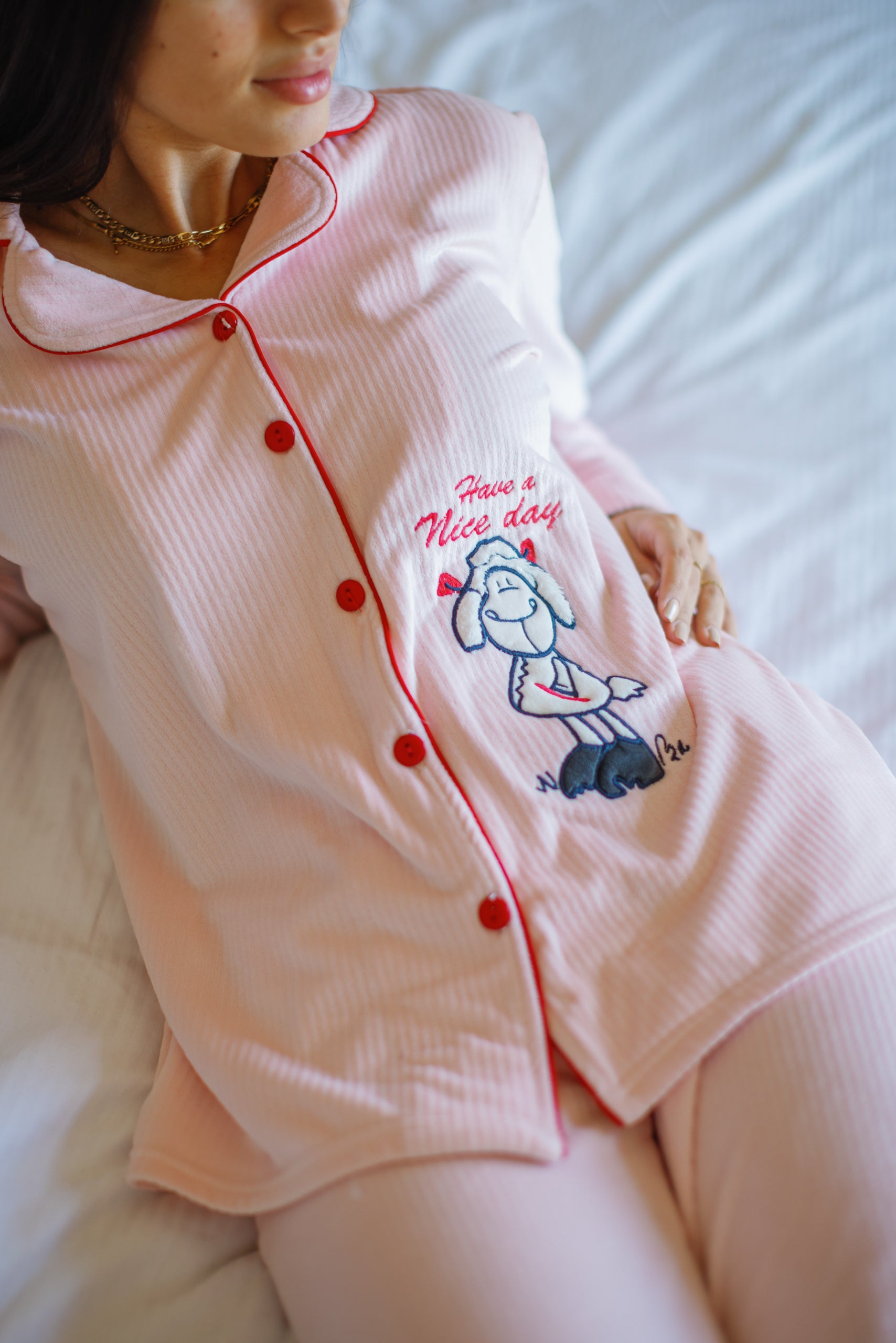 "Have a Nice Day" Pajama Set