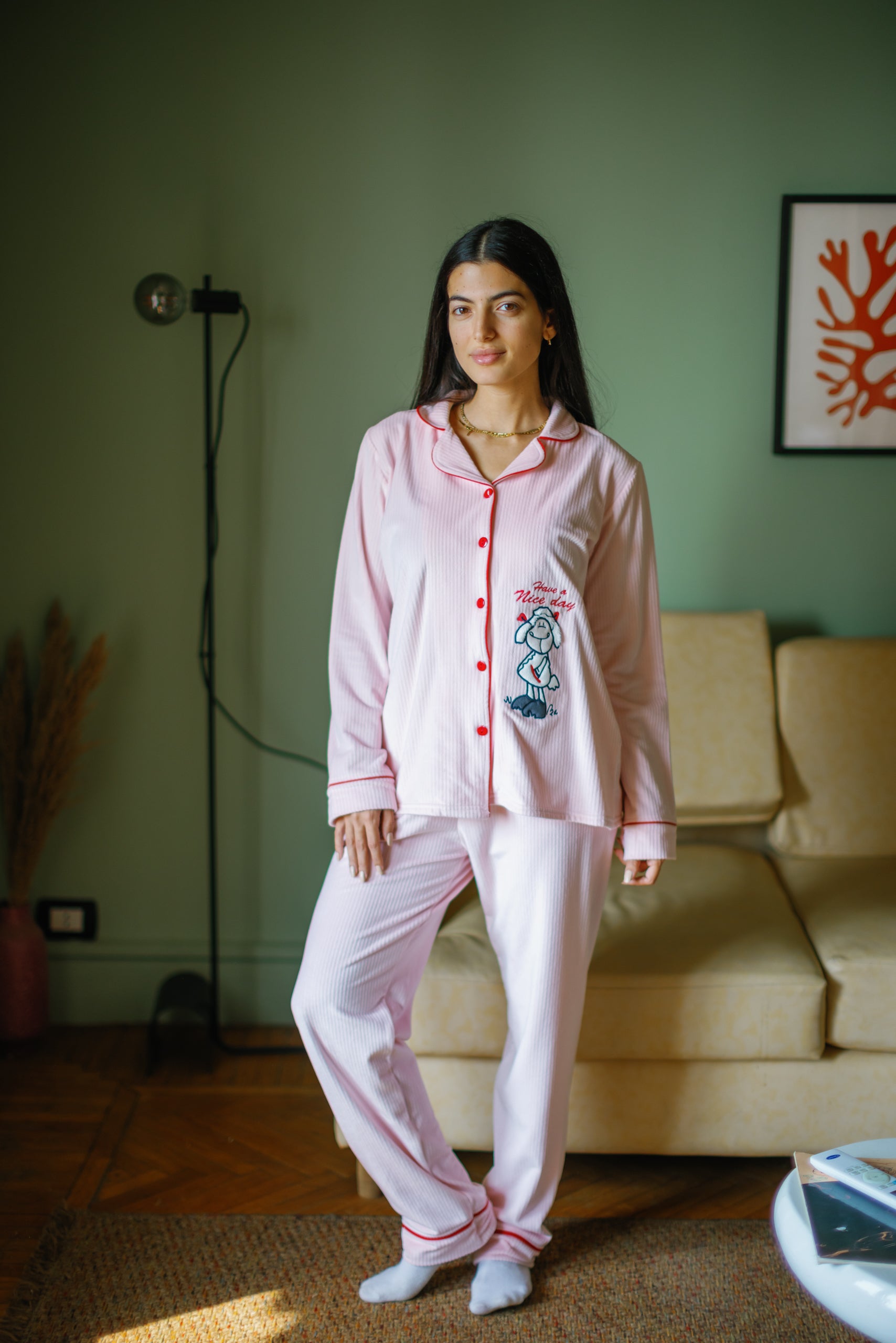 "Have a Nice Day" Pajama Set