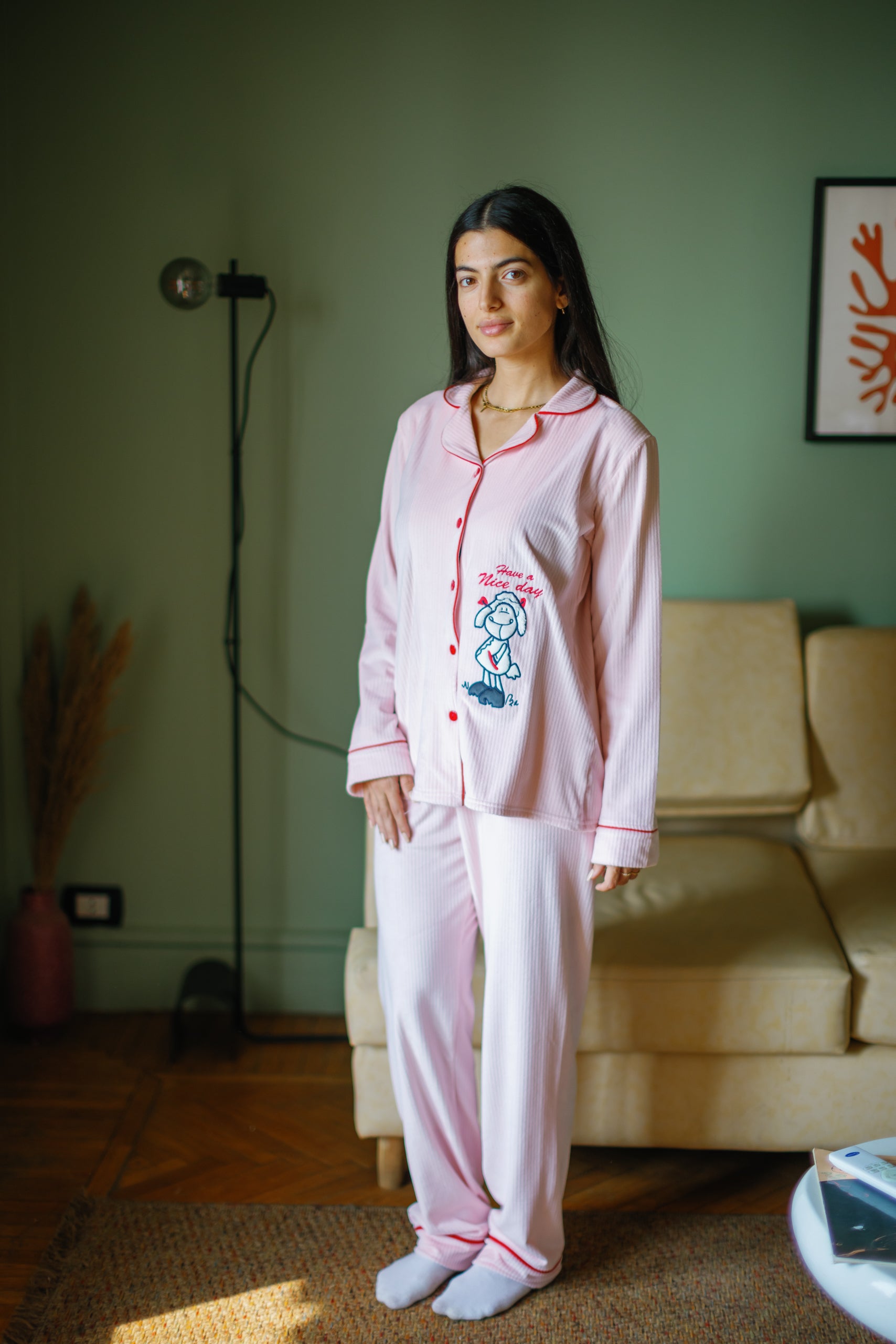 "Have a Nice Day" Pajama Set