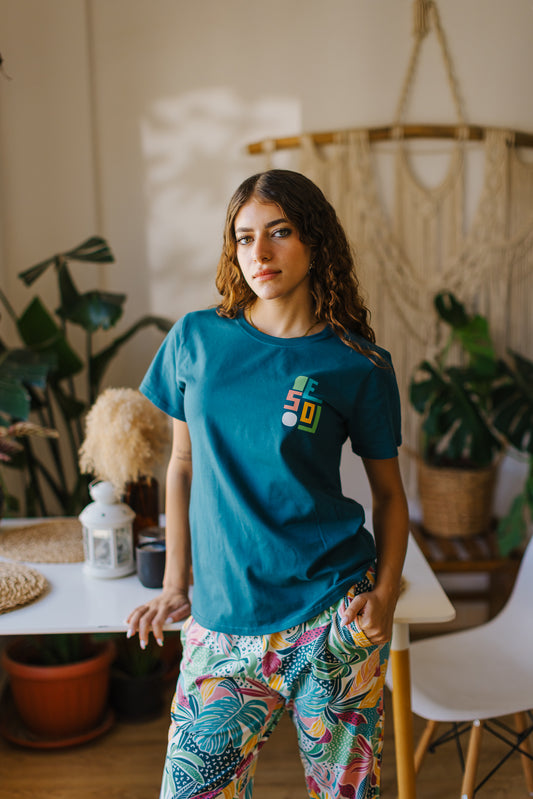Turquoise Pajama Set