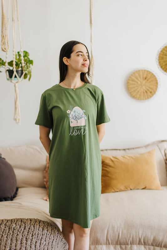 "Sending Love" NightShirt
