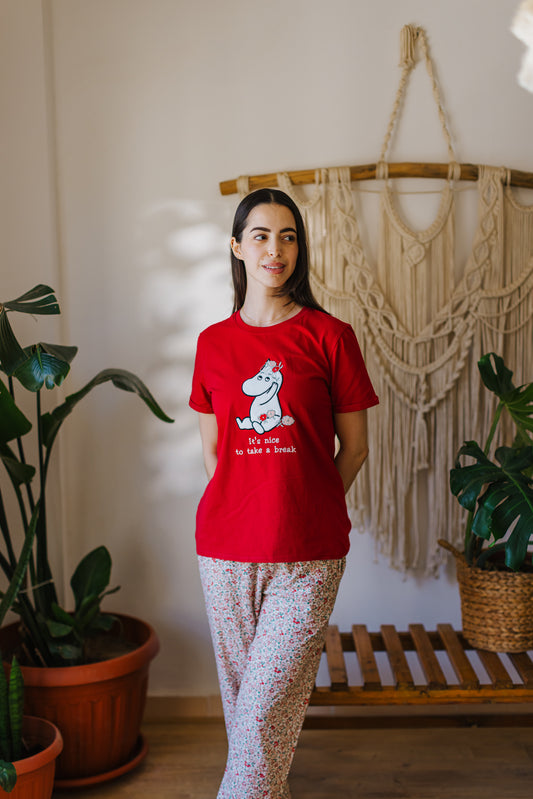 "It's Nice To Take A Break" Pajama Set