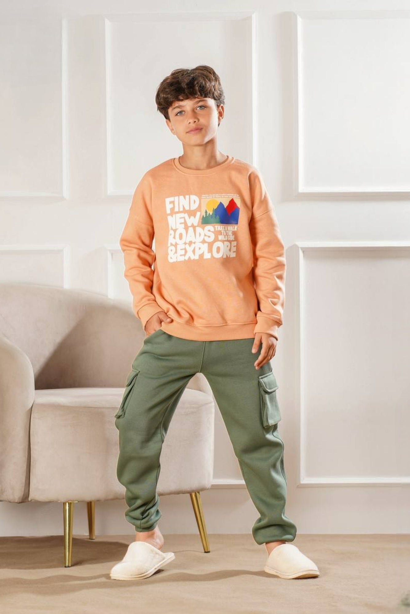 "Find New Roads" Pajama Set