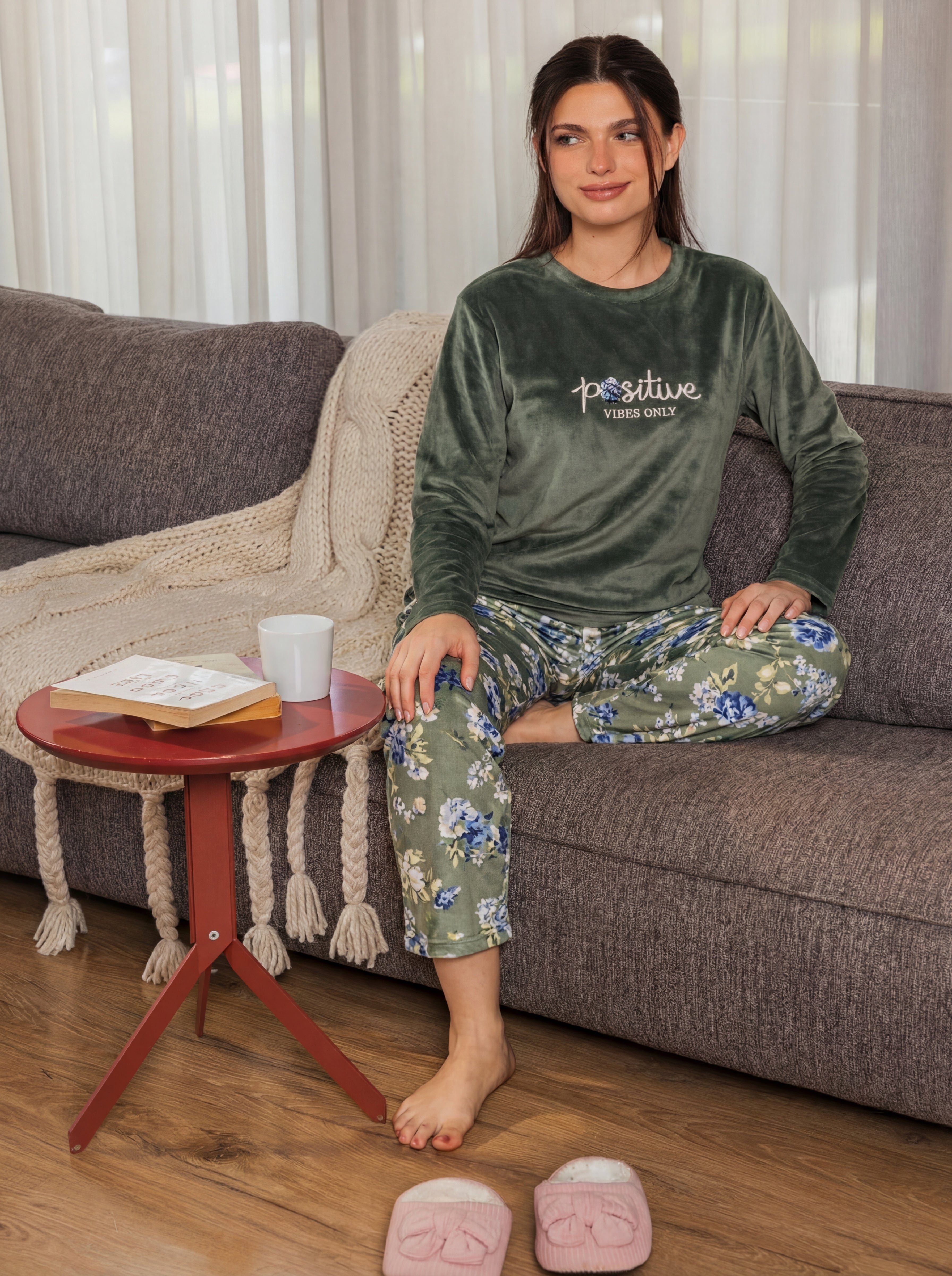 "Postive" Pajama set