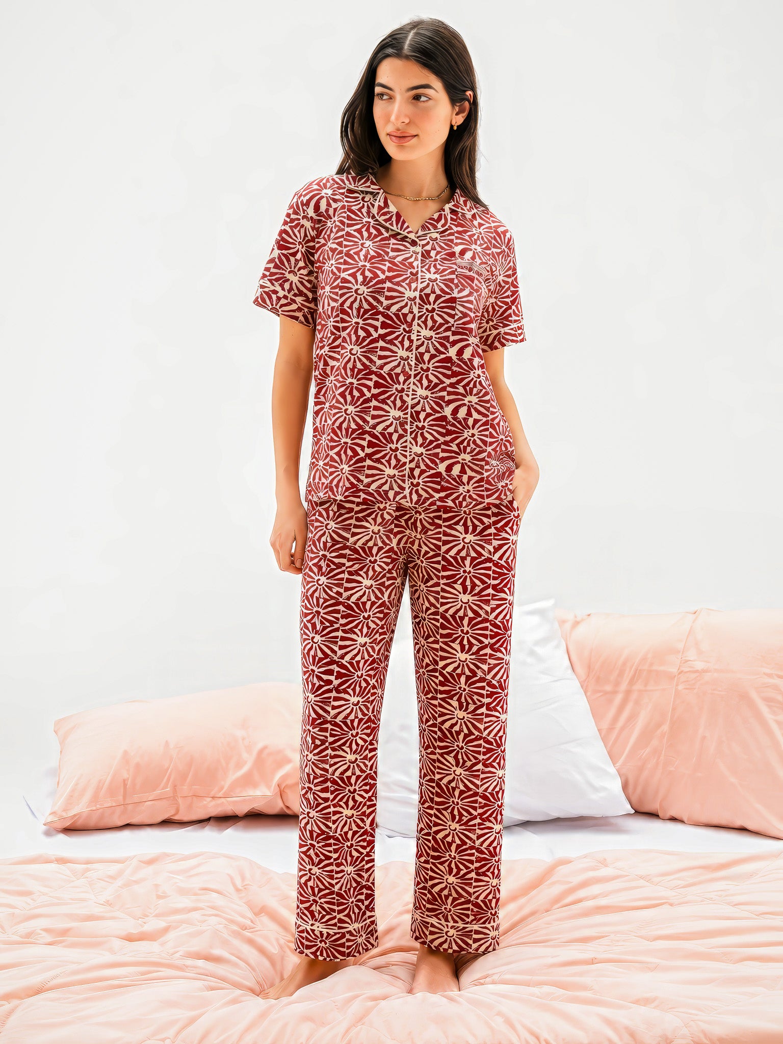 Ruby Bloom Pajama Set