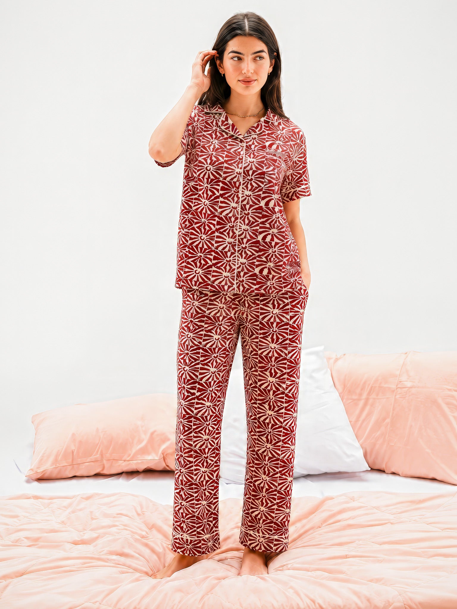 Ruby Bloom Pajama Set