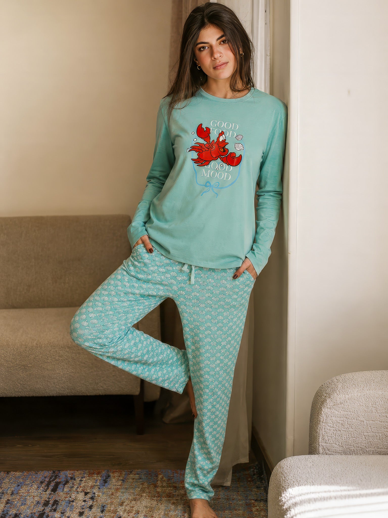 "Crab" Pajama Set