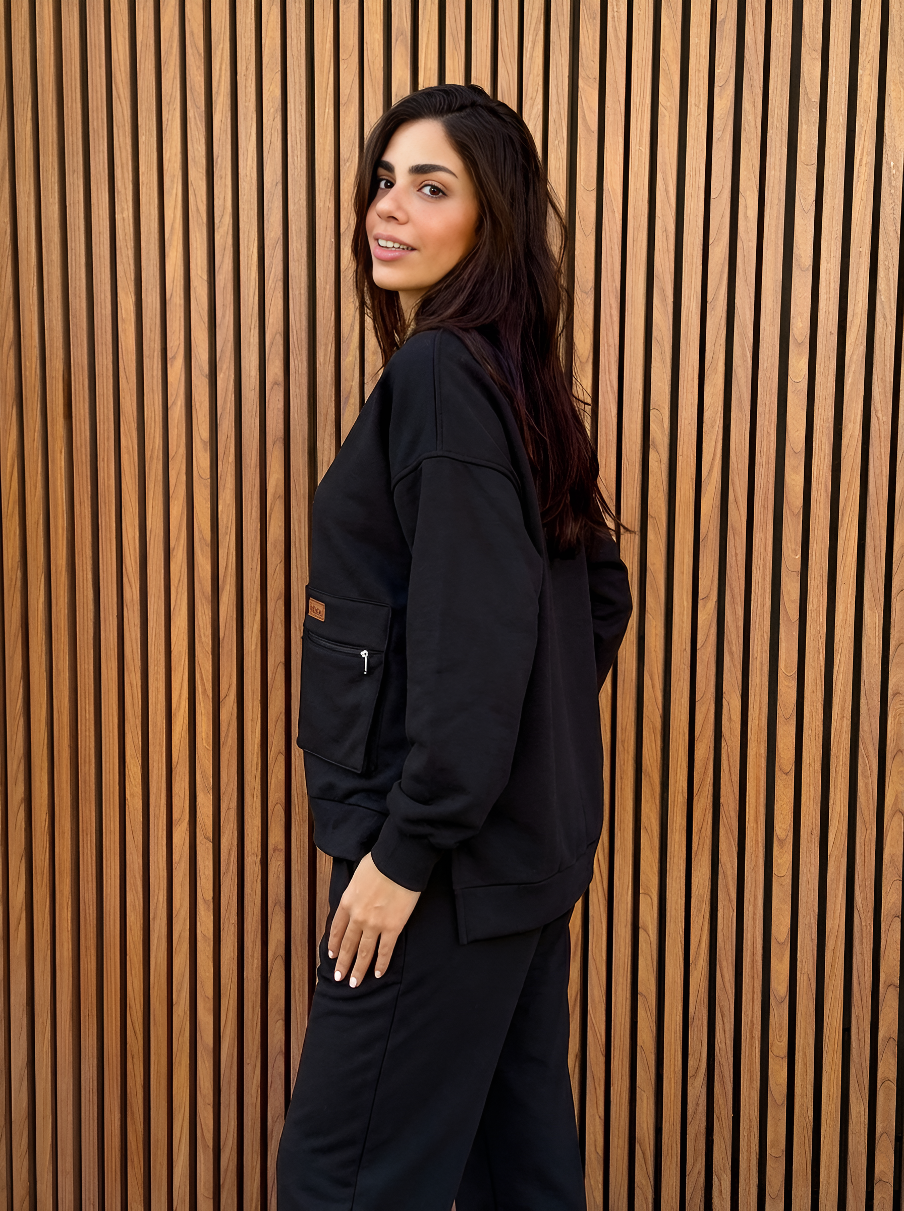 Black Milton Pajama Set