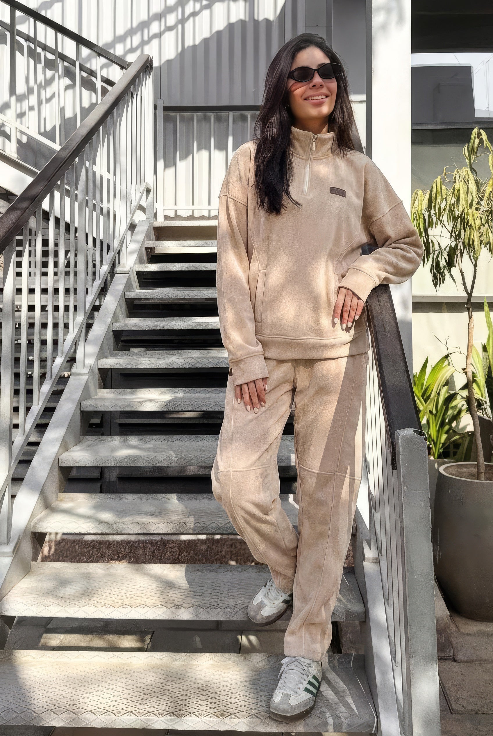 Half-Zip Pajama Set