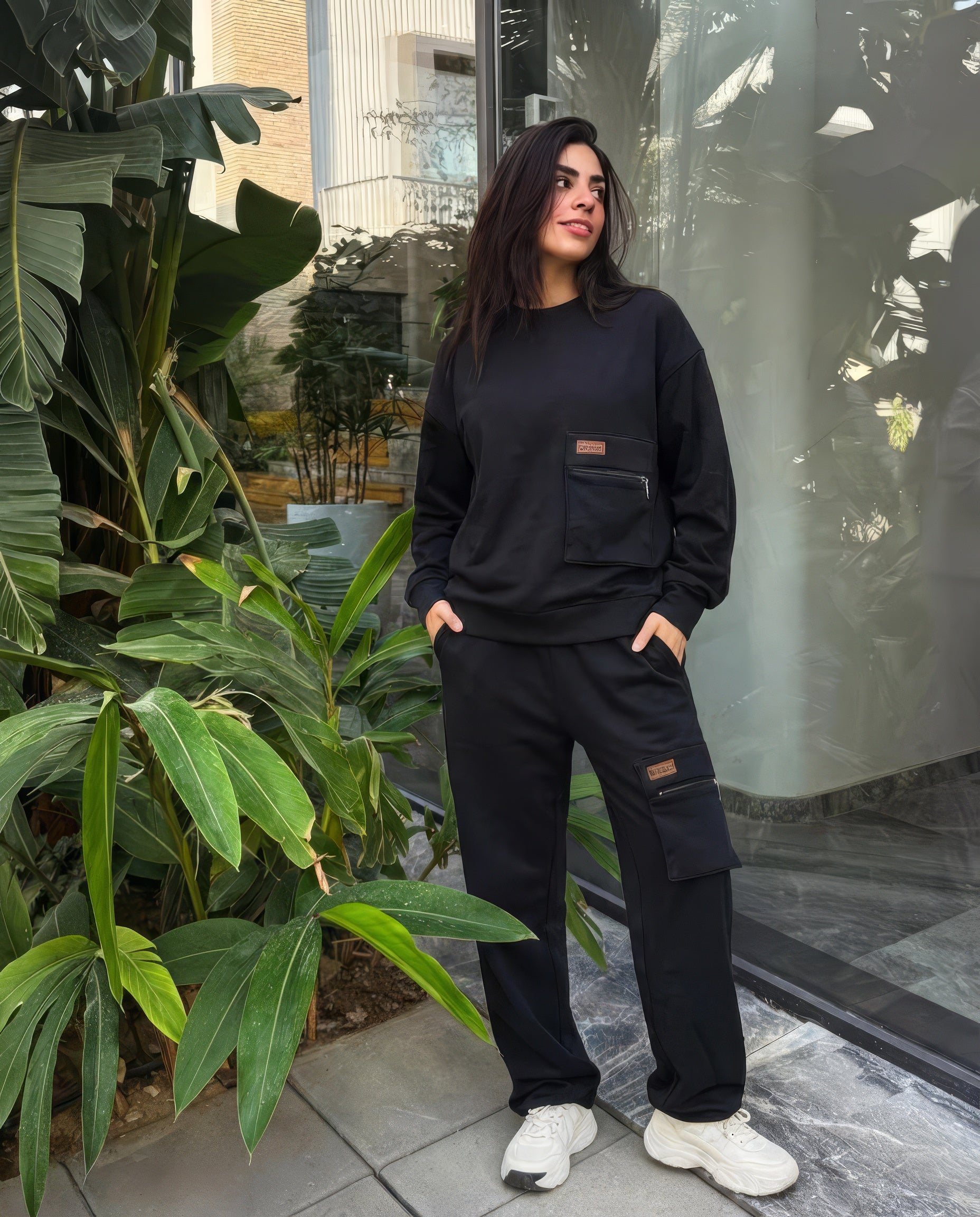 Black Milton Pajama Set