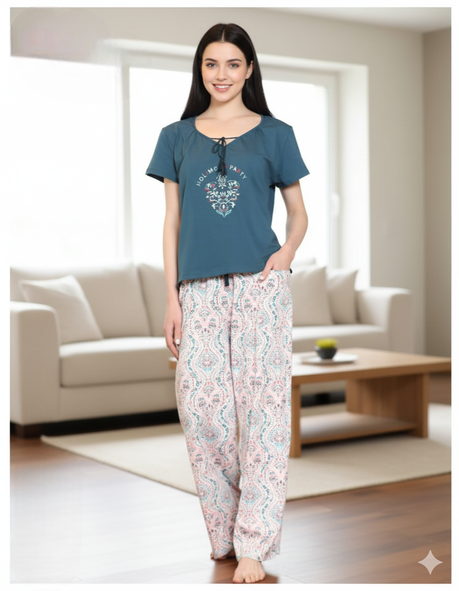 "Holimood Party" Pajama Set