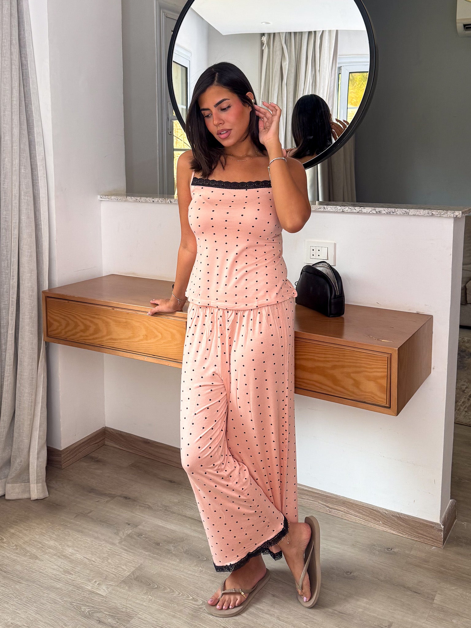 Peach Charm Pajama Set