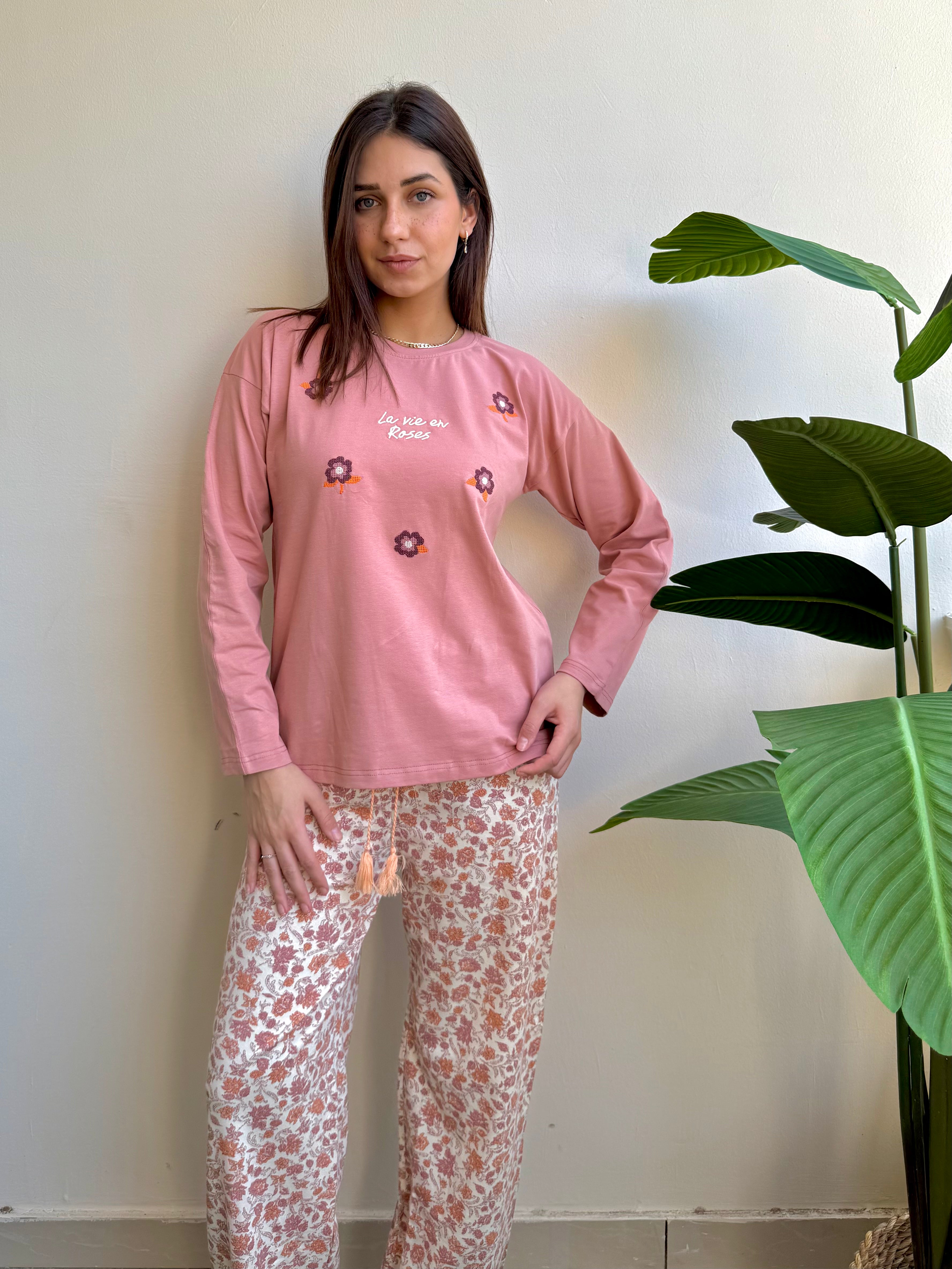 "LA VIE ROSE" Pajama Set