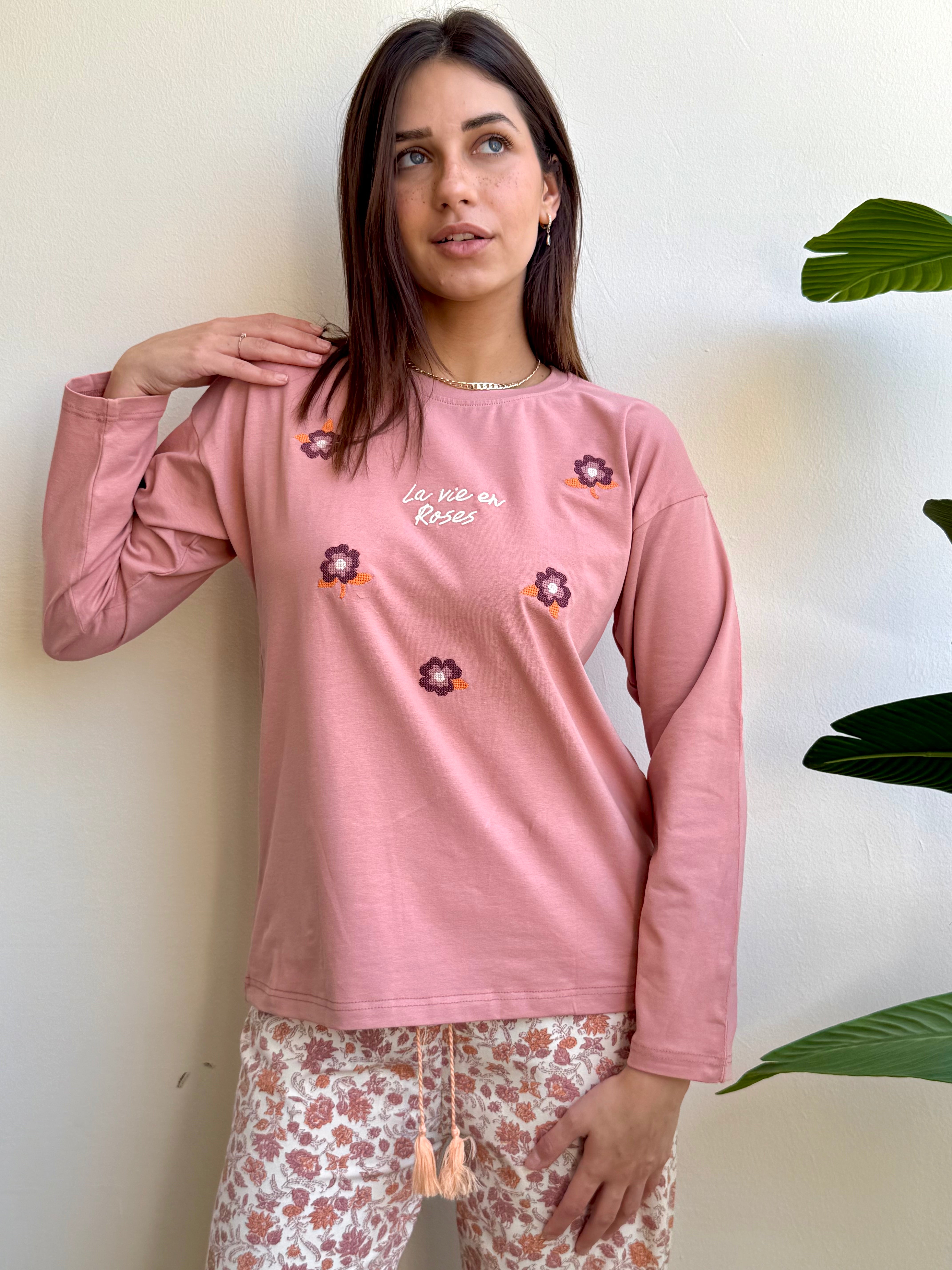 "LA VIE ROSE" Pajama Set
