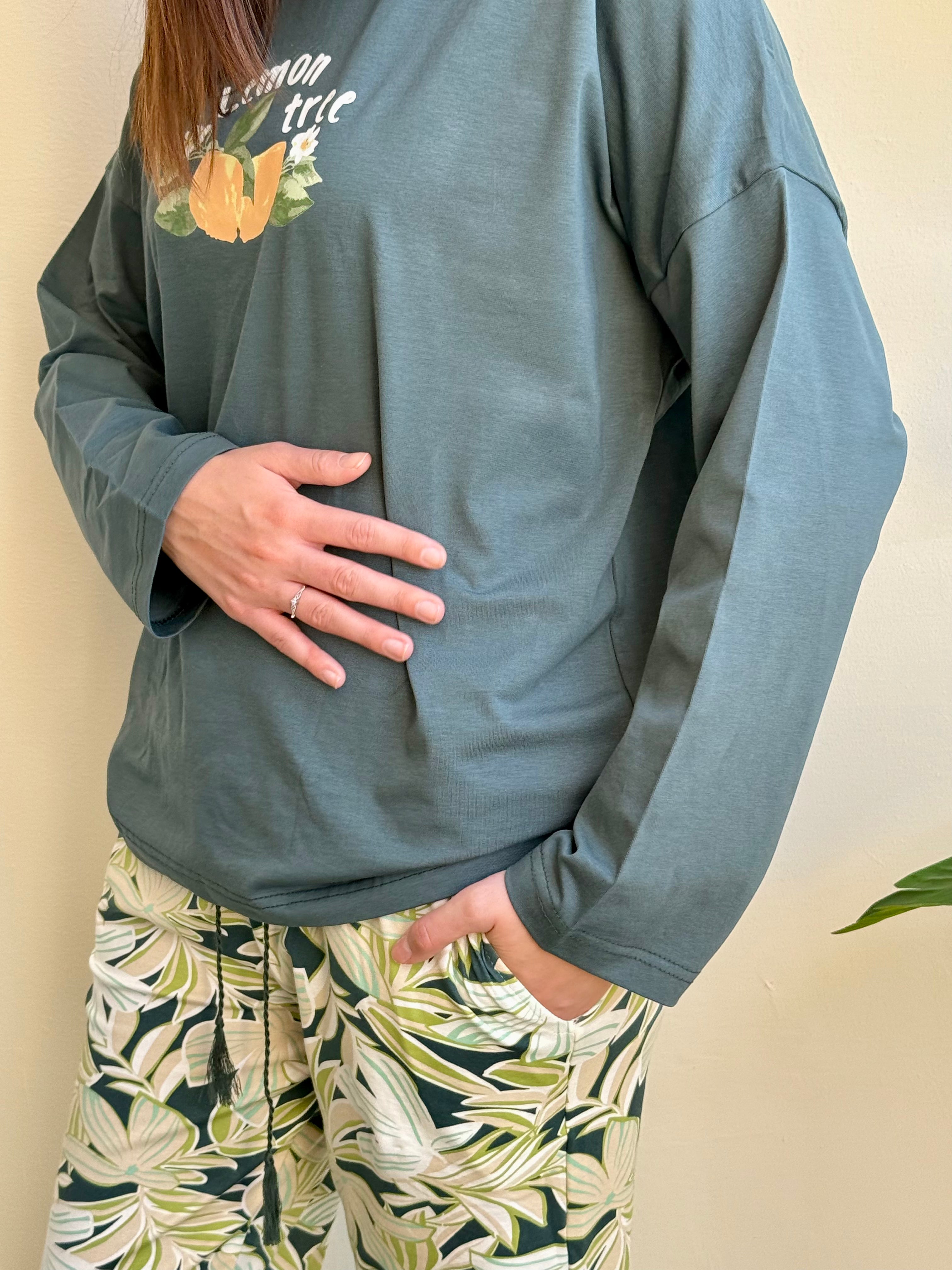 "Lemon Tree" Pajama Set