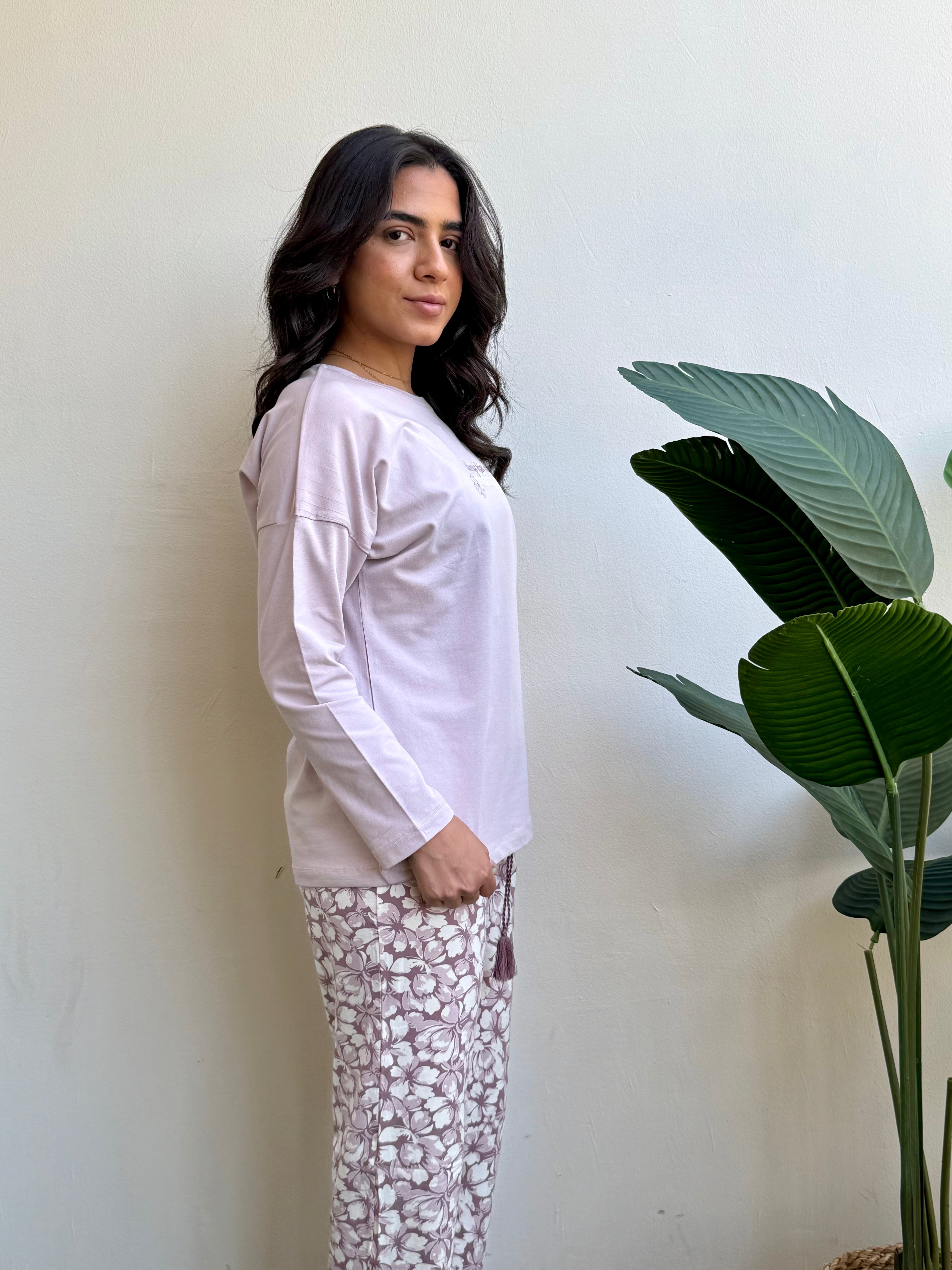 "GOOD NIGHT" Pajama Set