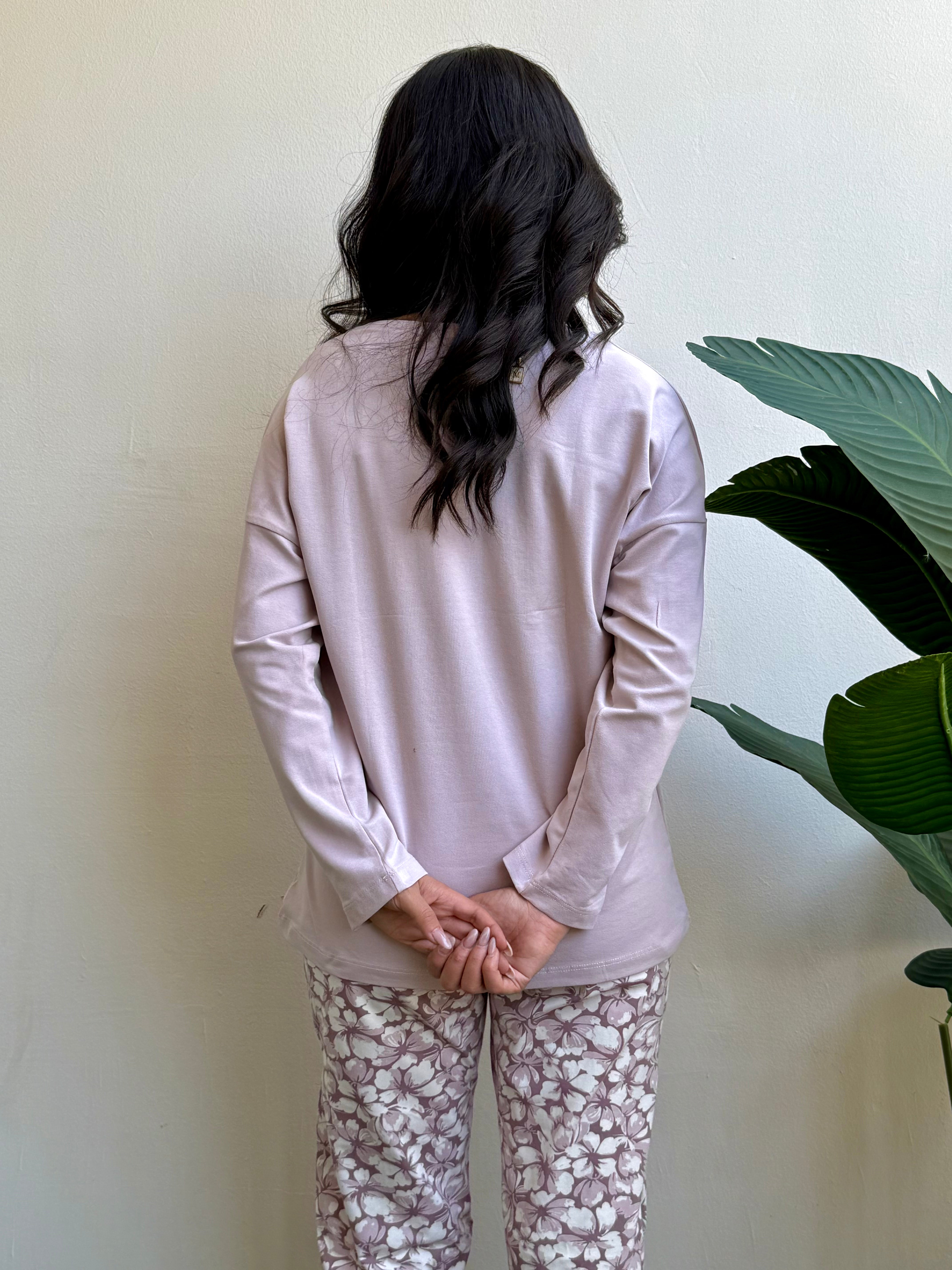 "GOOD NIGHT" Pajama Set