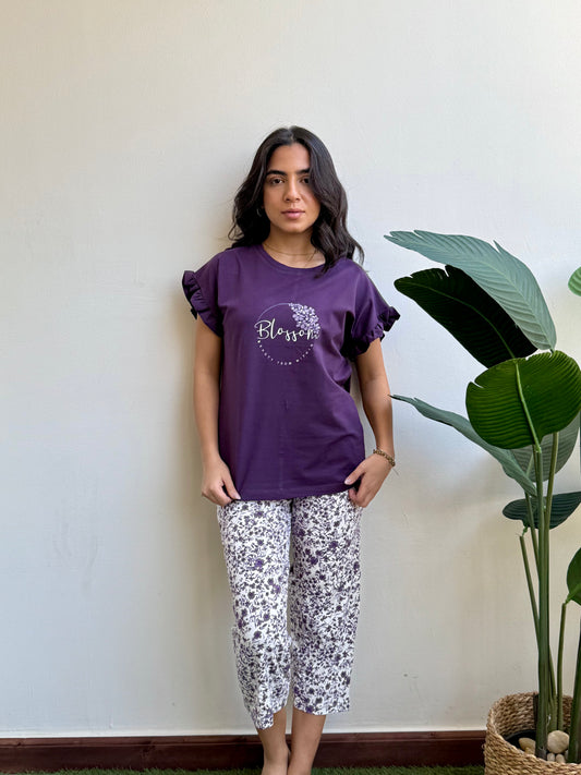 Blossom Bermuda Pajama Set