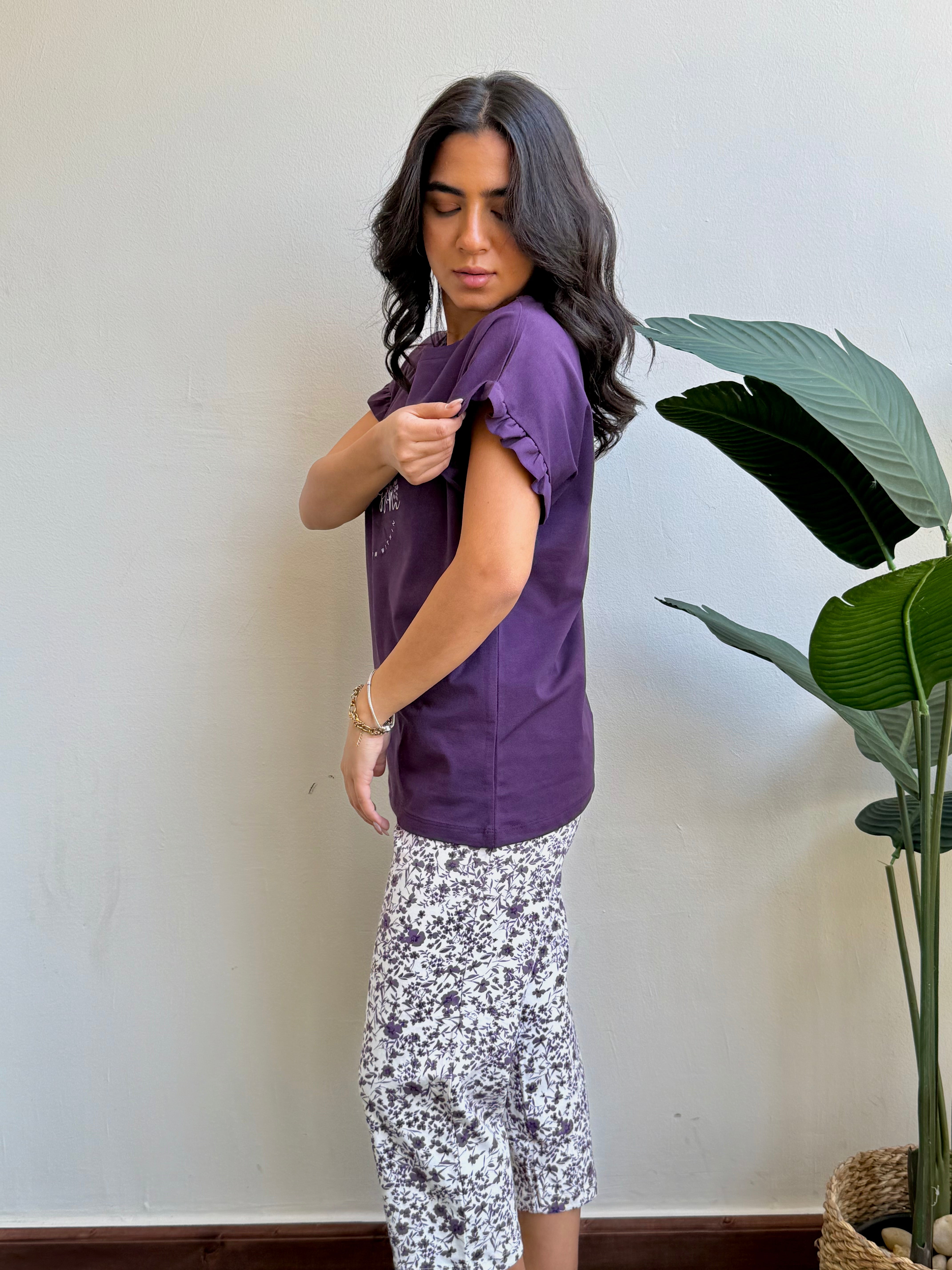 Blossom Bermuda Pajama Set