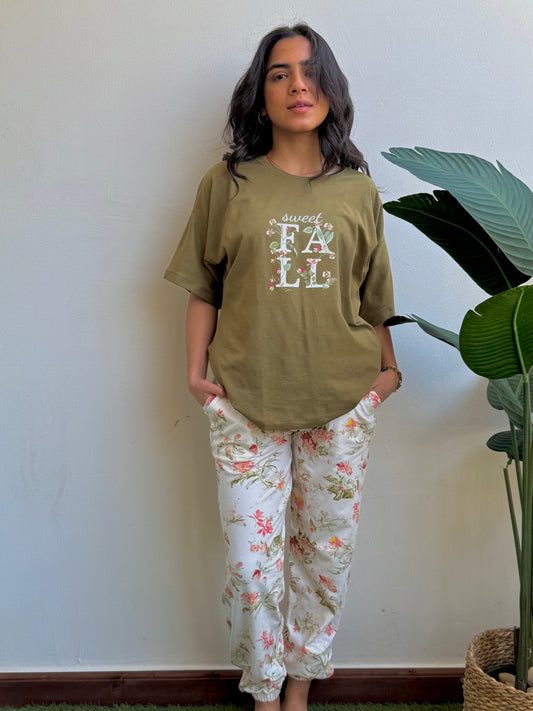 "Sweet Fall" Pajama Set