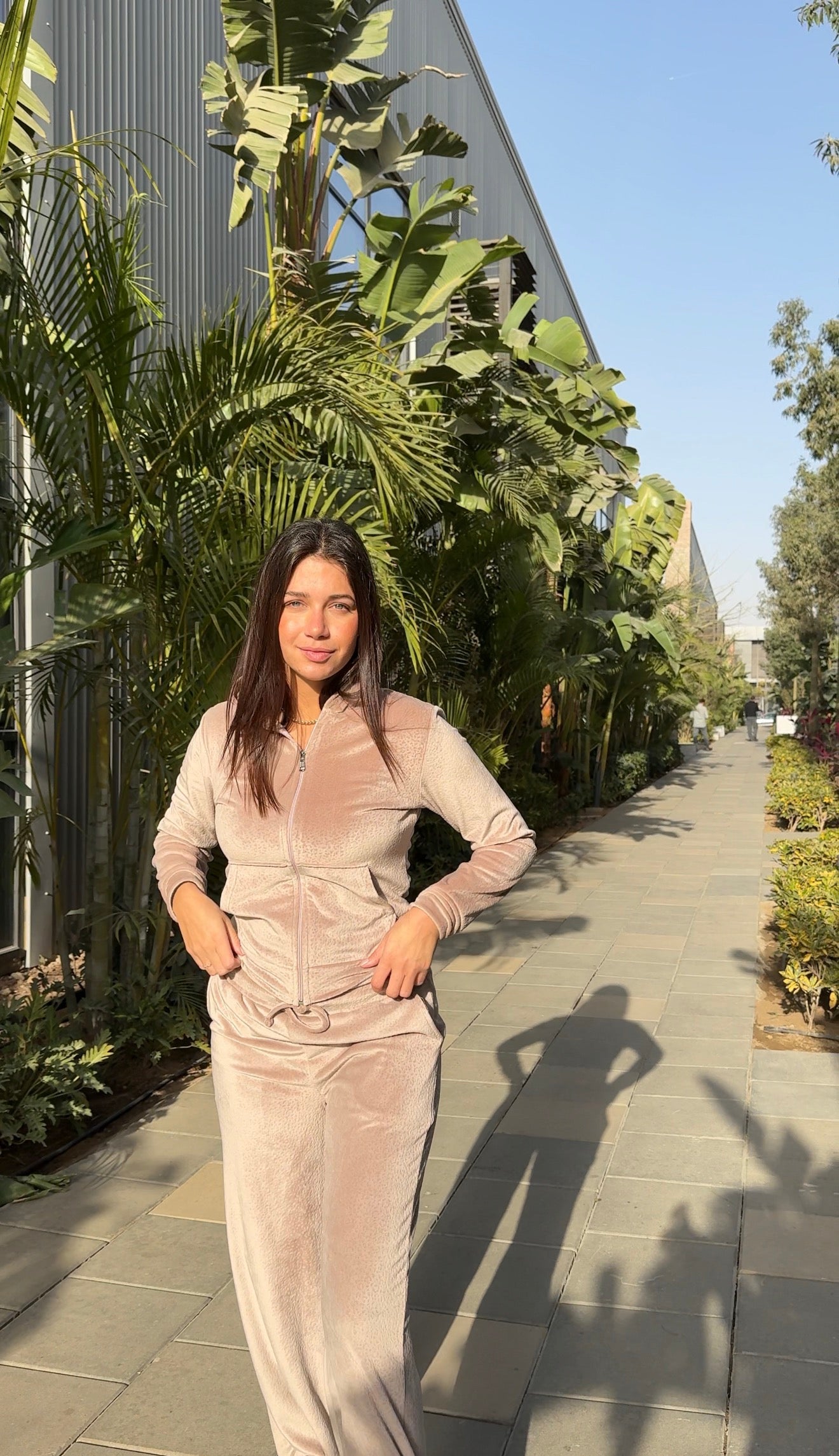 Cashmere Zipper Pajama Set