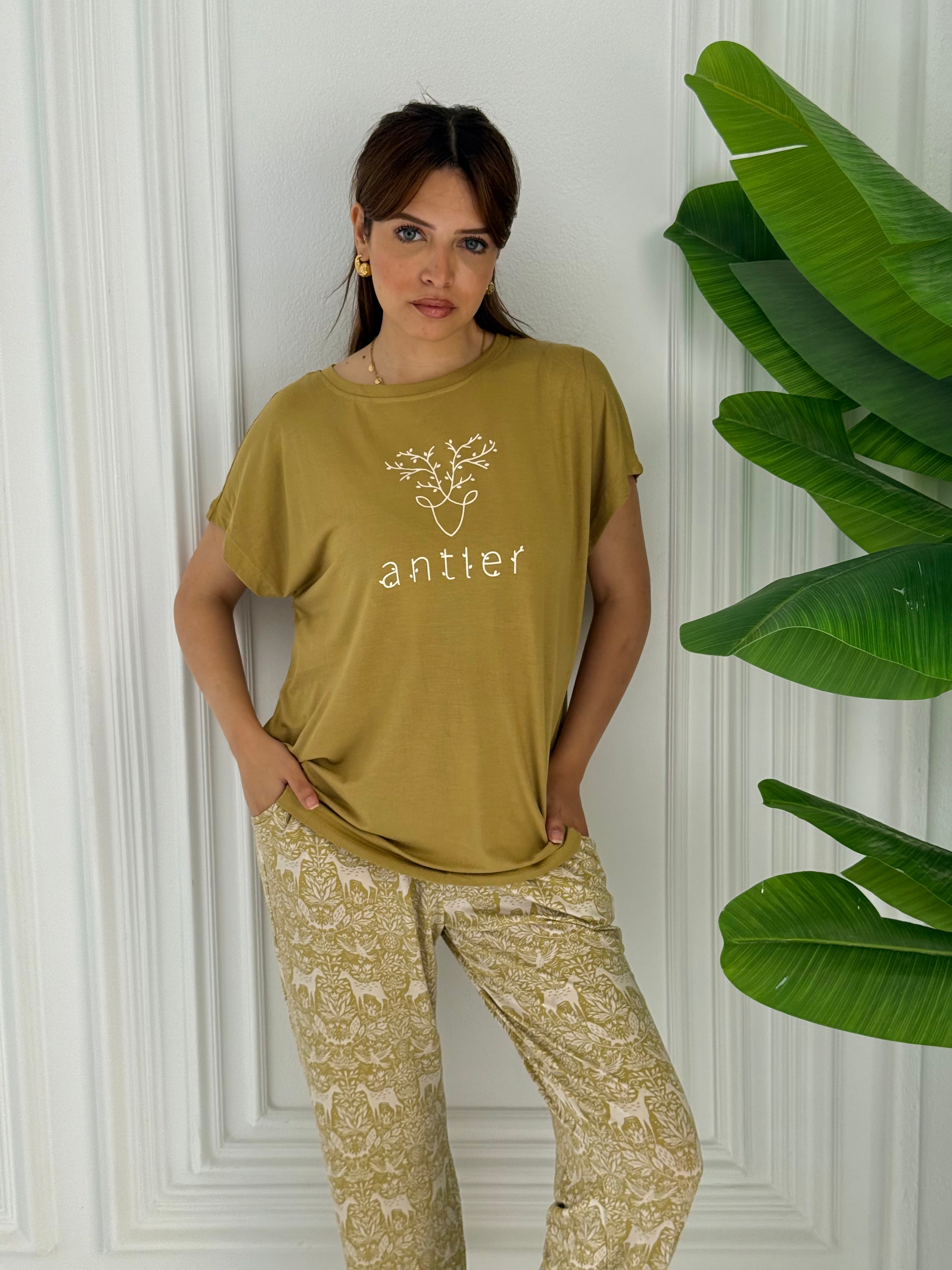 "Antler" Pajama Set