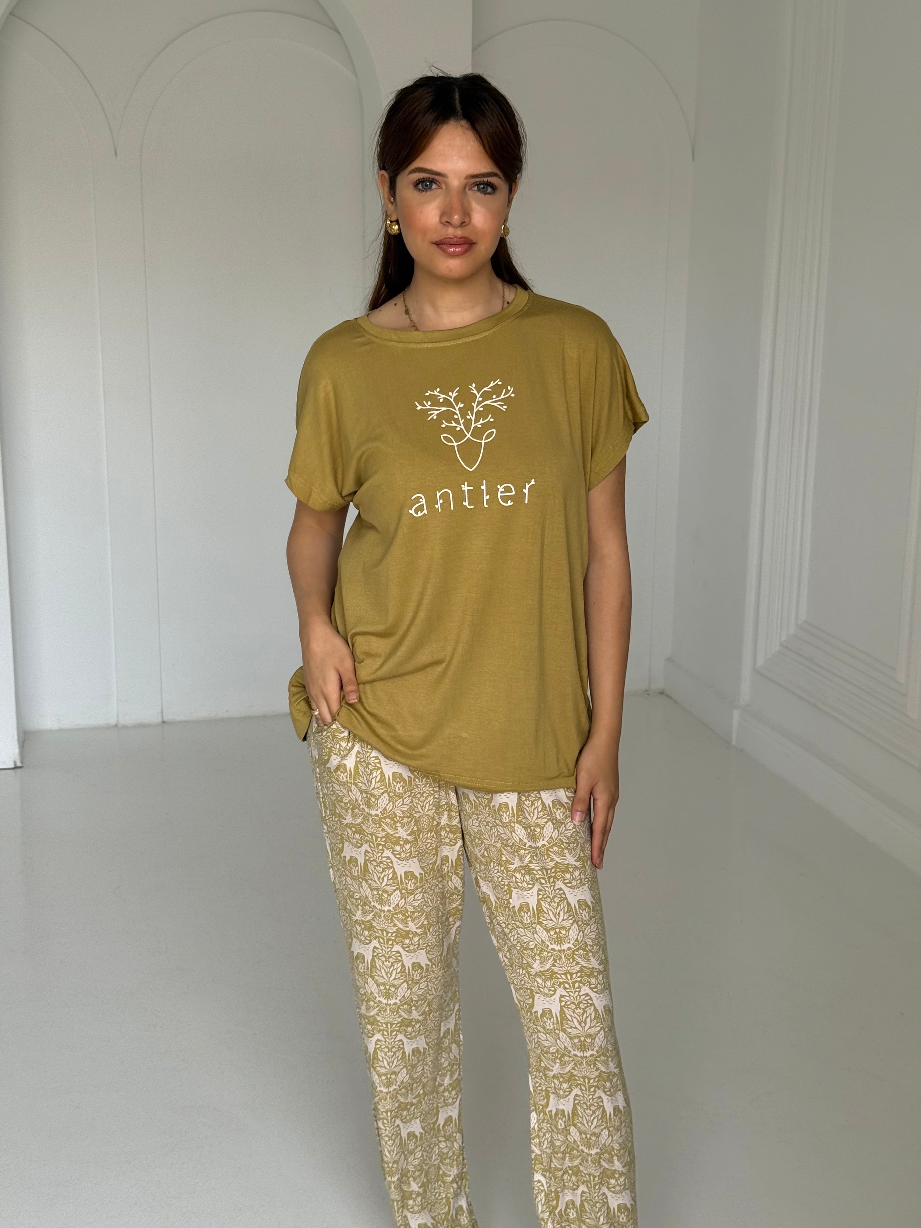 "Antler" Pajama Set