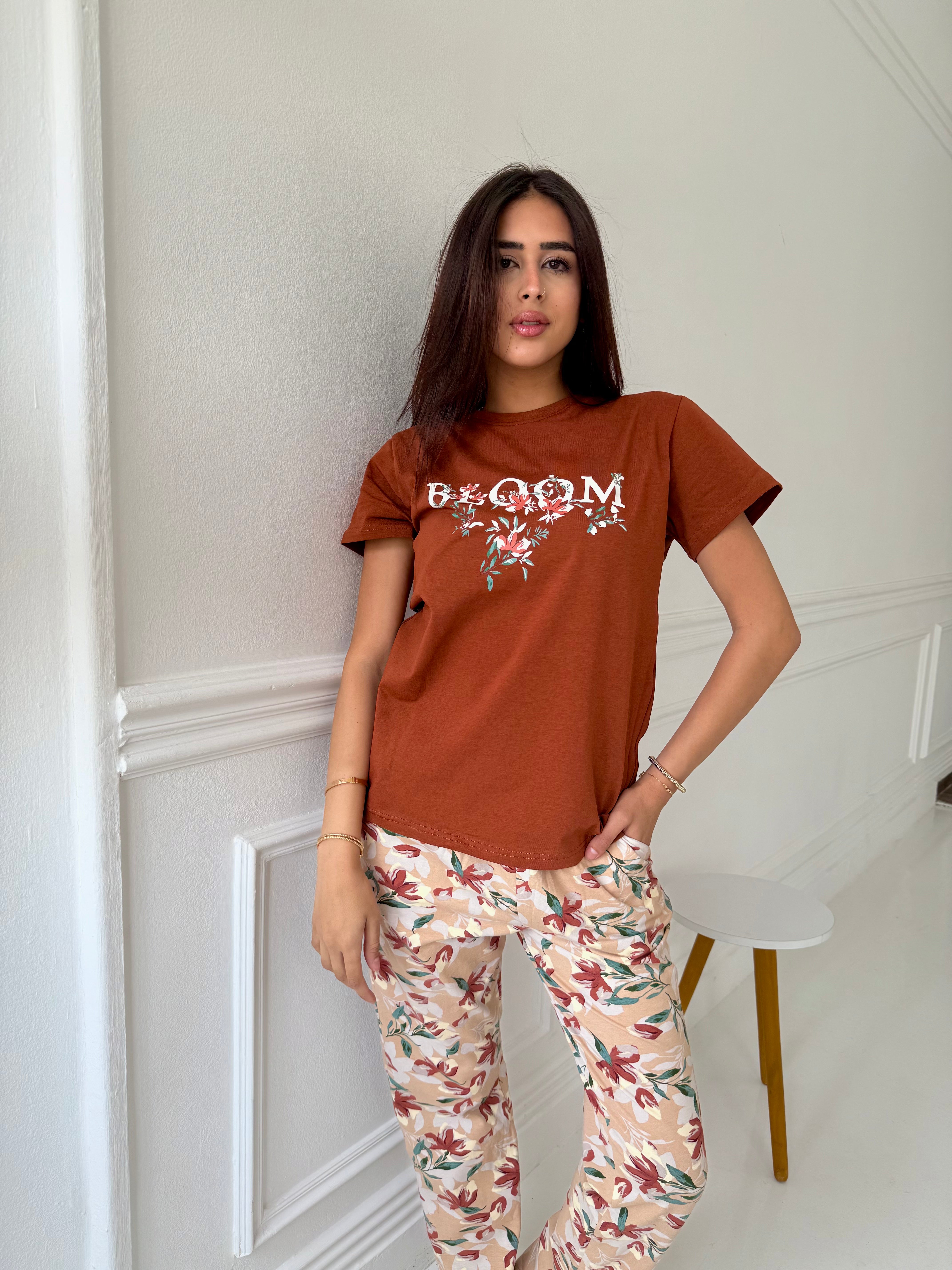 "BLOOM" Pajama Set