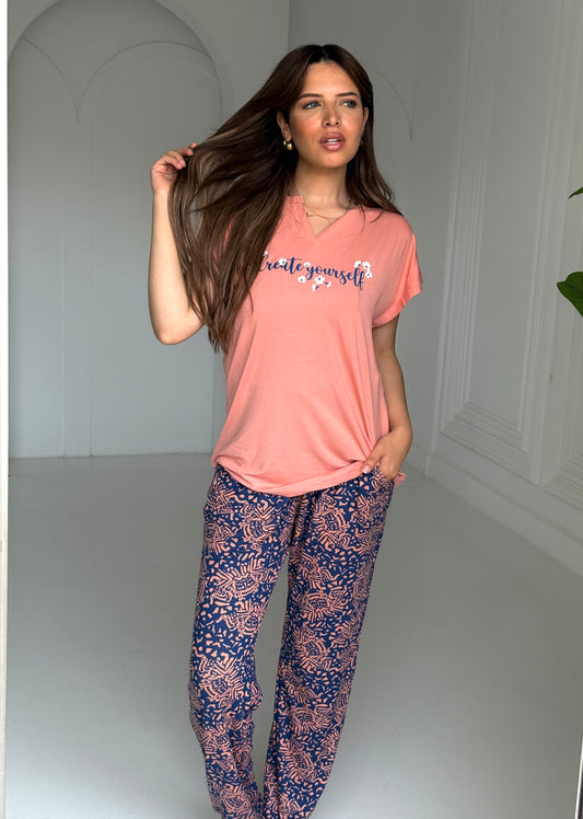 "Create Your Self" Pajama Set
