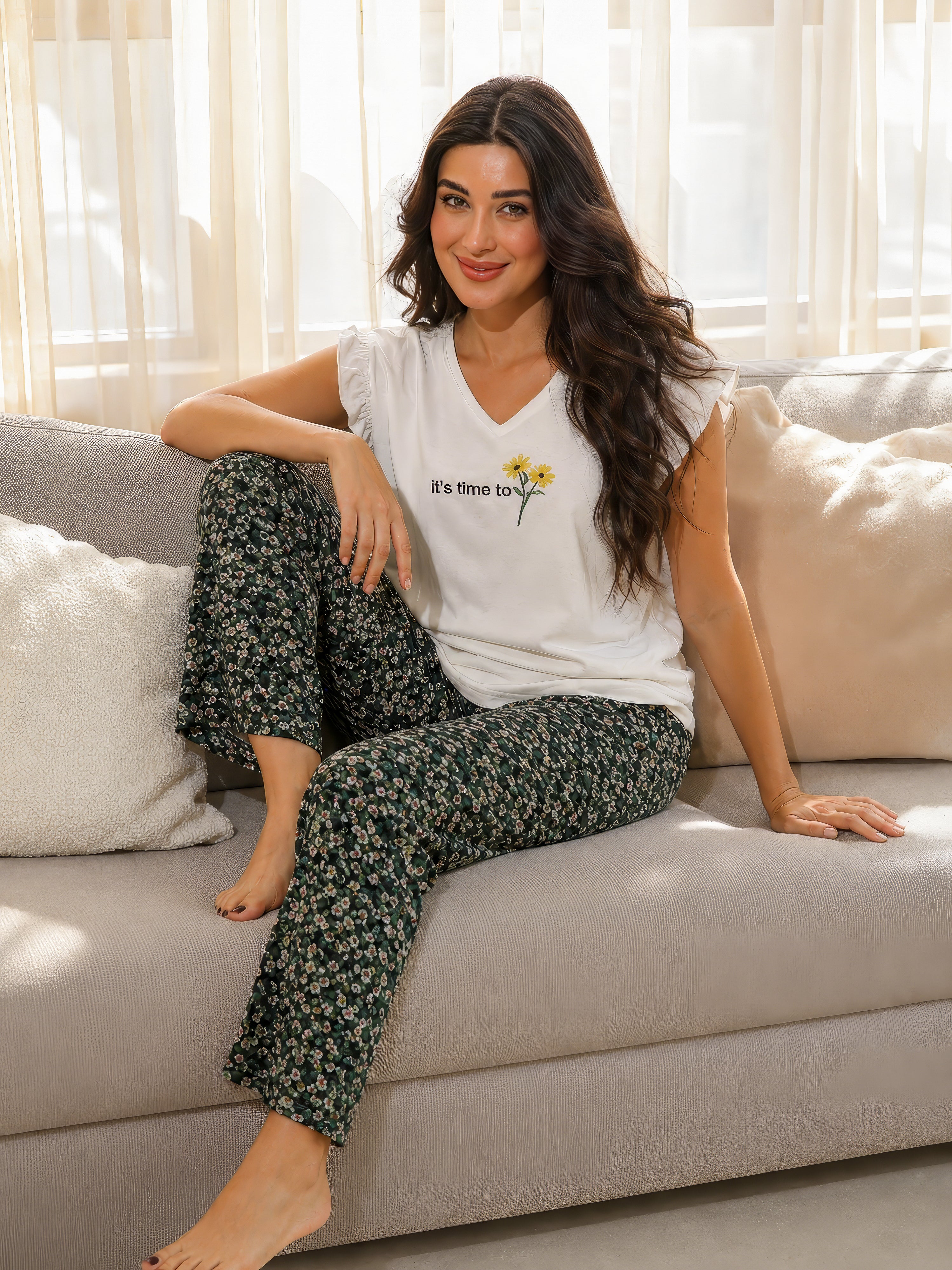 "Time to" Pajama Set