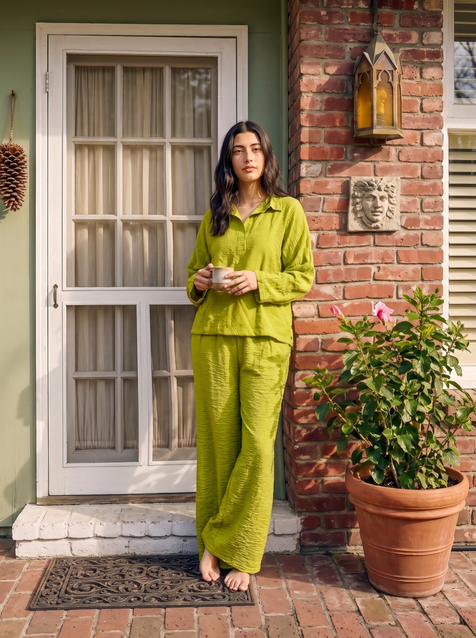 Pistachio Linen Set