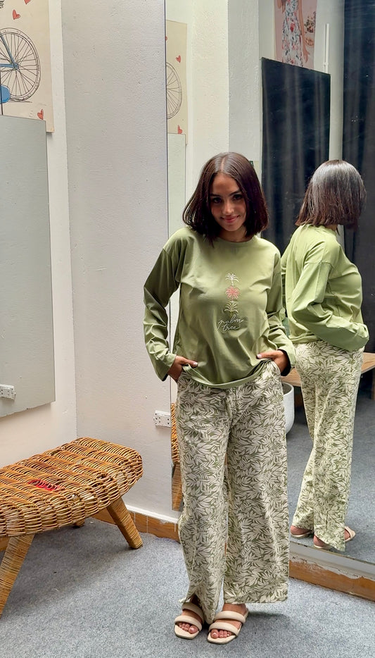 "Palm Tree" Pajama Set