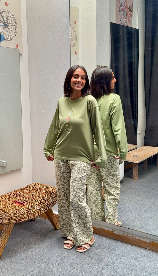 "Palm Tree" Pajama Set