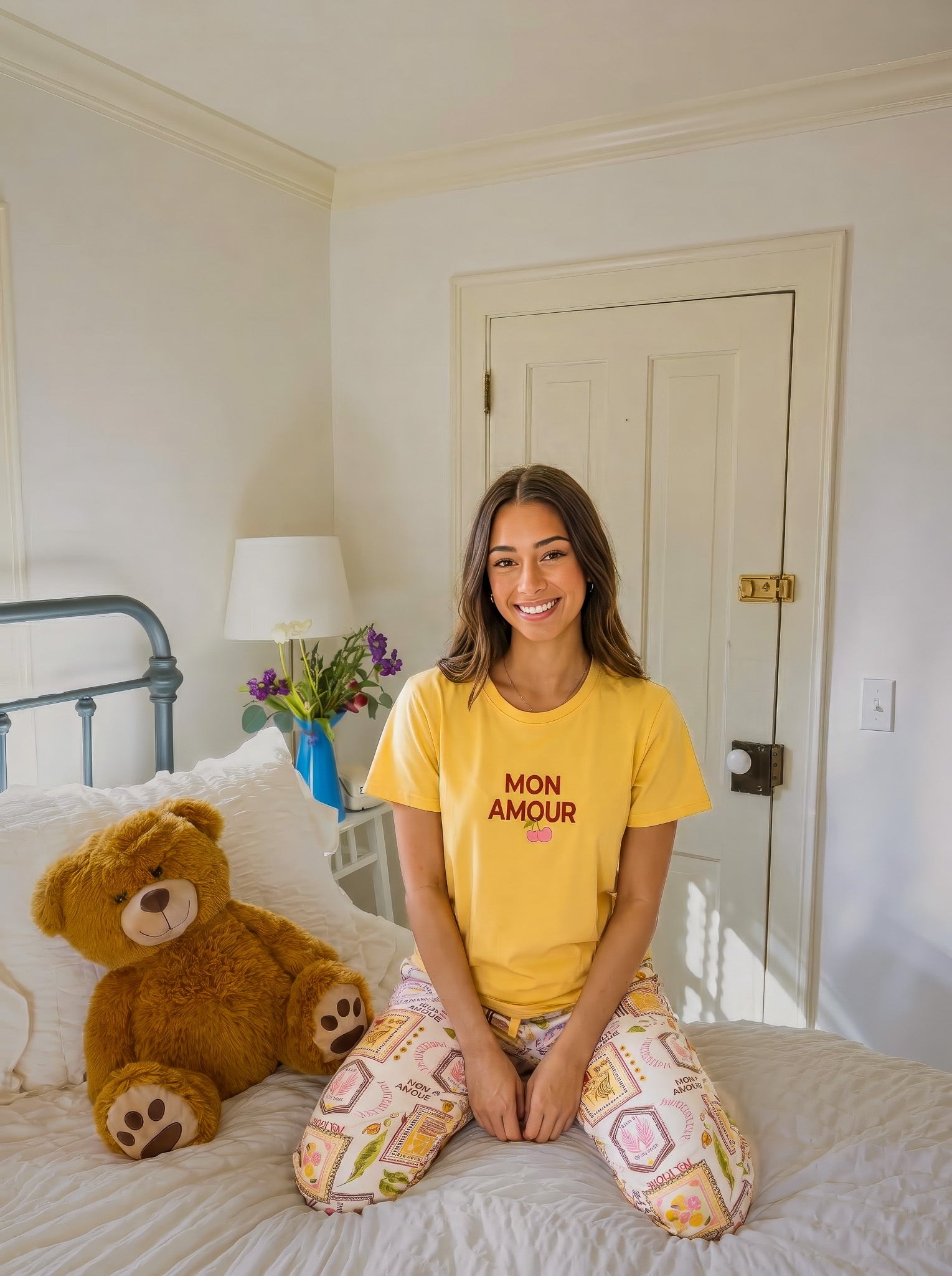 "MON AMOUR" Pajama Set