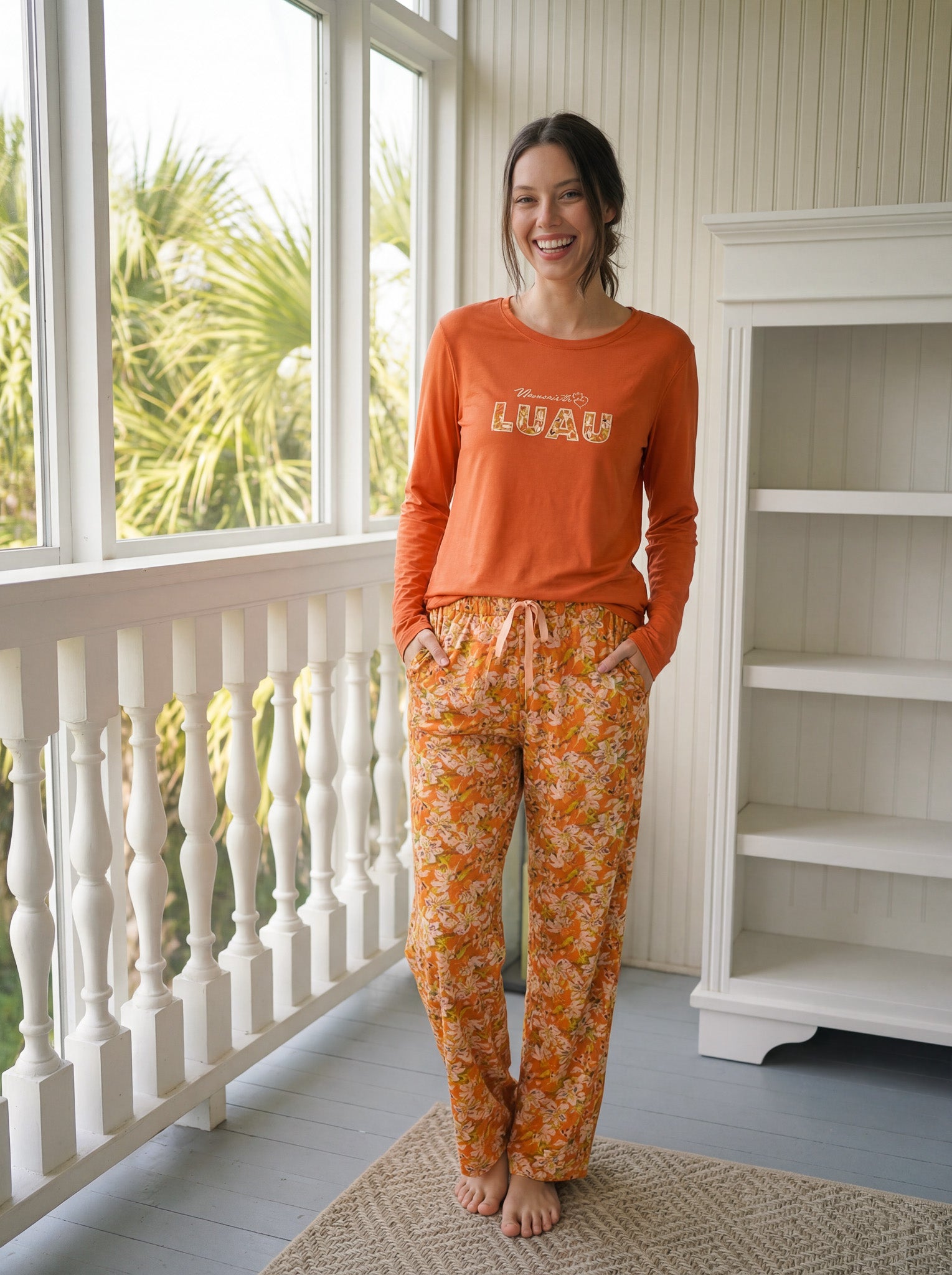 "LUAU" Pajama set