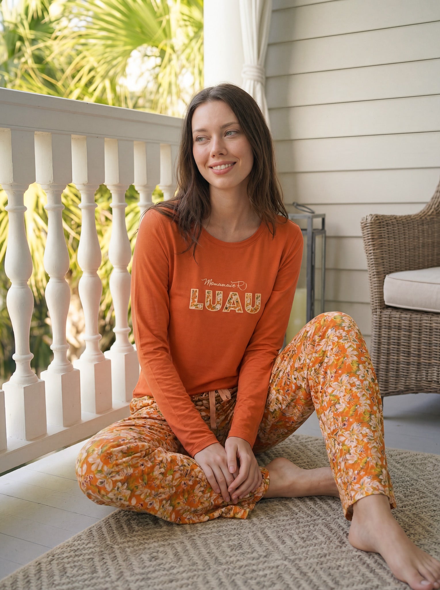 "LUAU" Pajama set