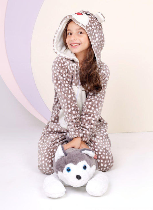 Girls' Dog Polar Onsie