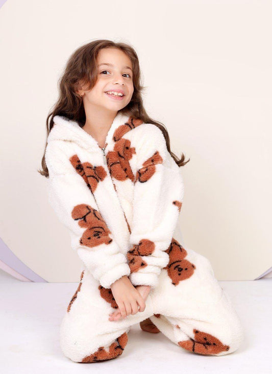 Girls' Teddy Bear Polar Onsie