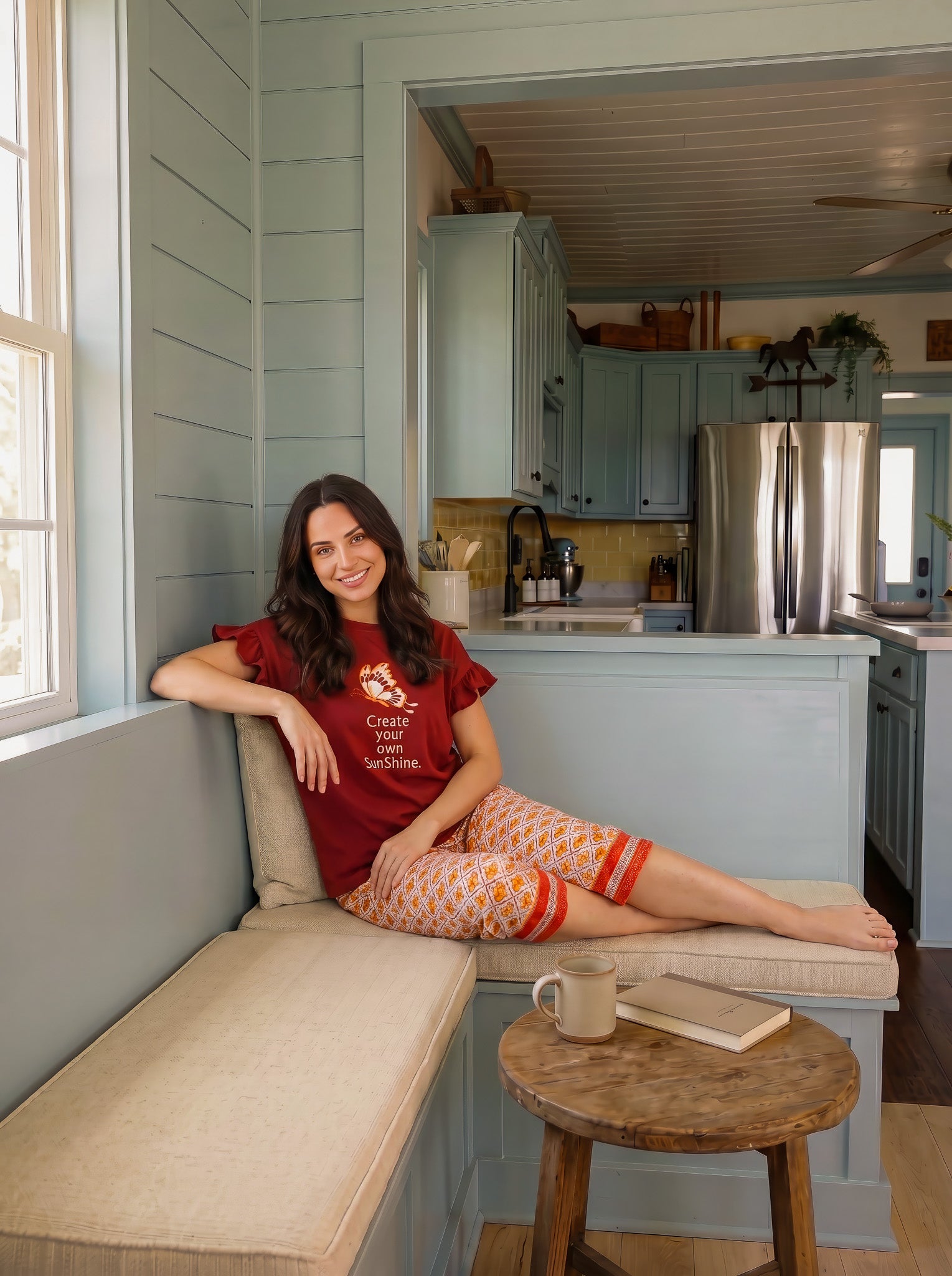 "SunShine" Bermuda Pajama Set