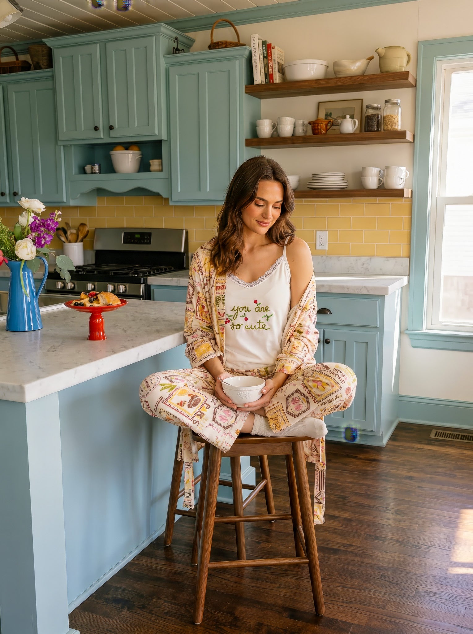 "So Cute" 3Pcs Pajama Set