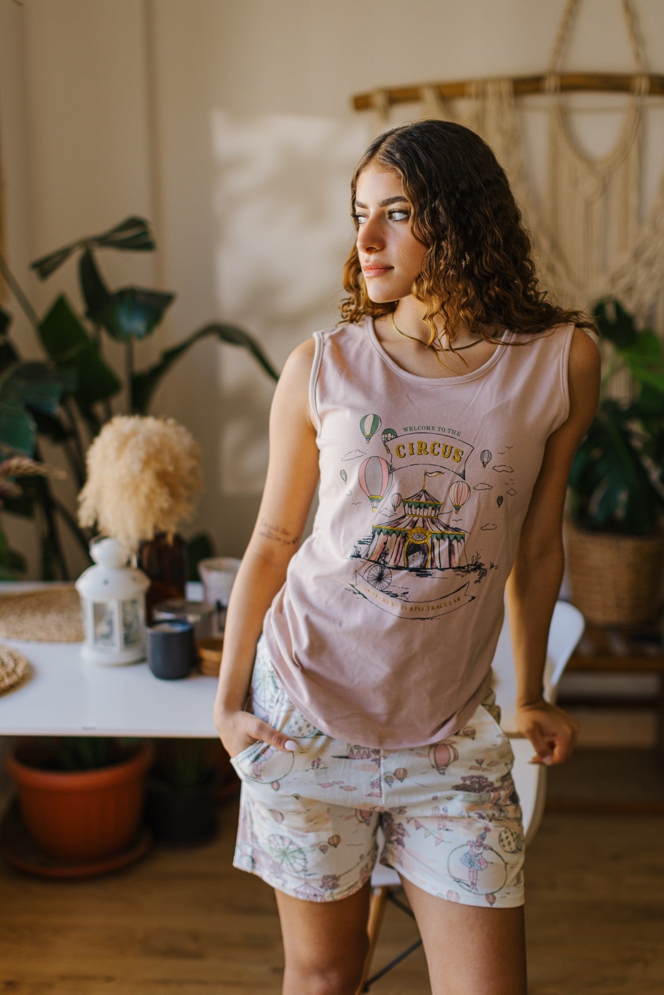 Circus Pajama Shorts