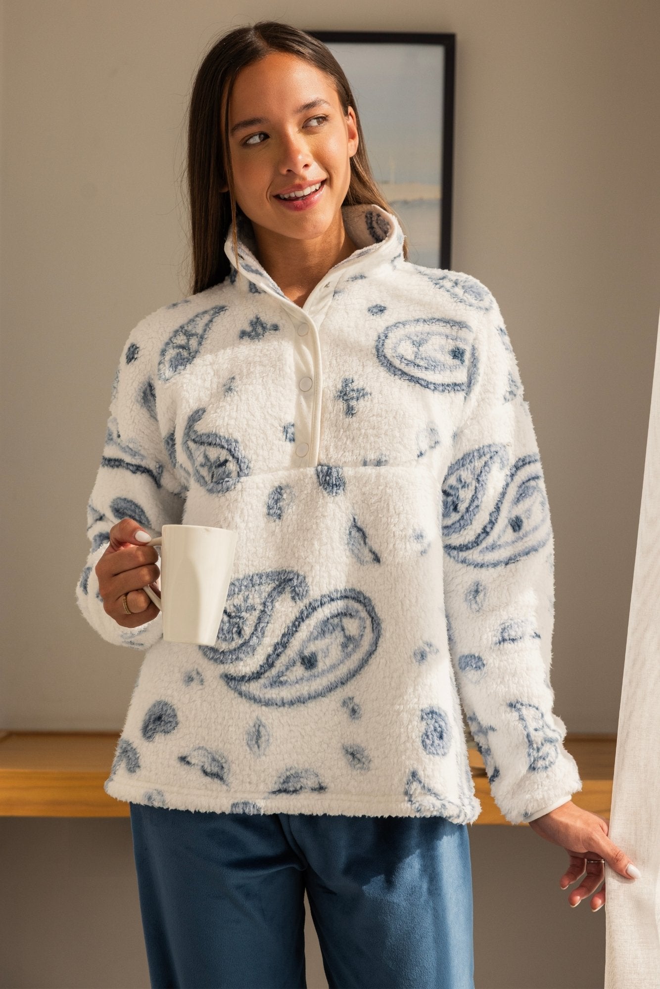 Winter Paisley Pajama Set