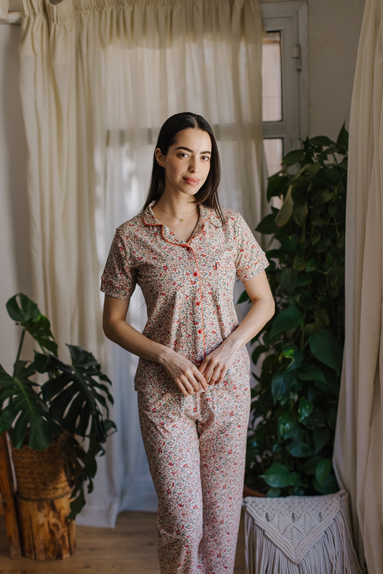 Floral Pajama Set